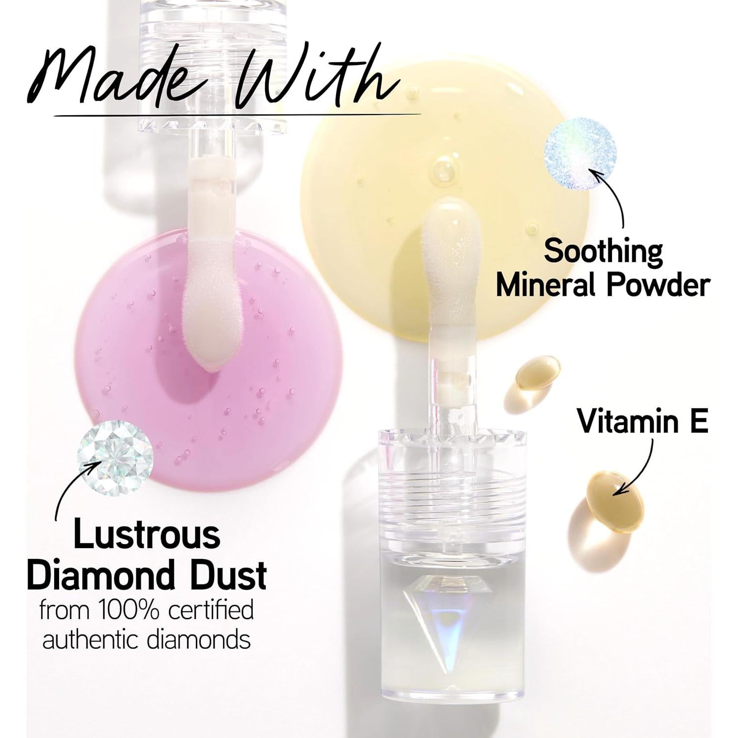 Aceite de Labios Mineral Wear Diamond Physicians Formula - Brillo Rosa