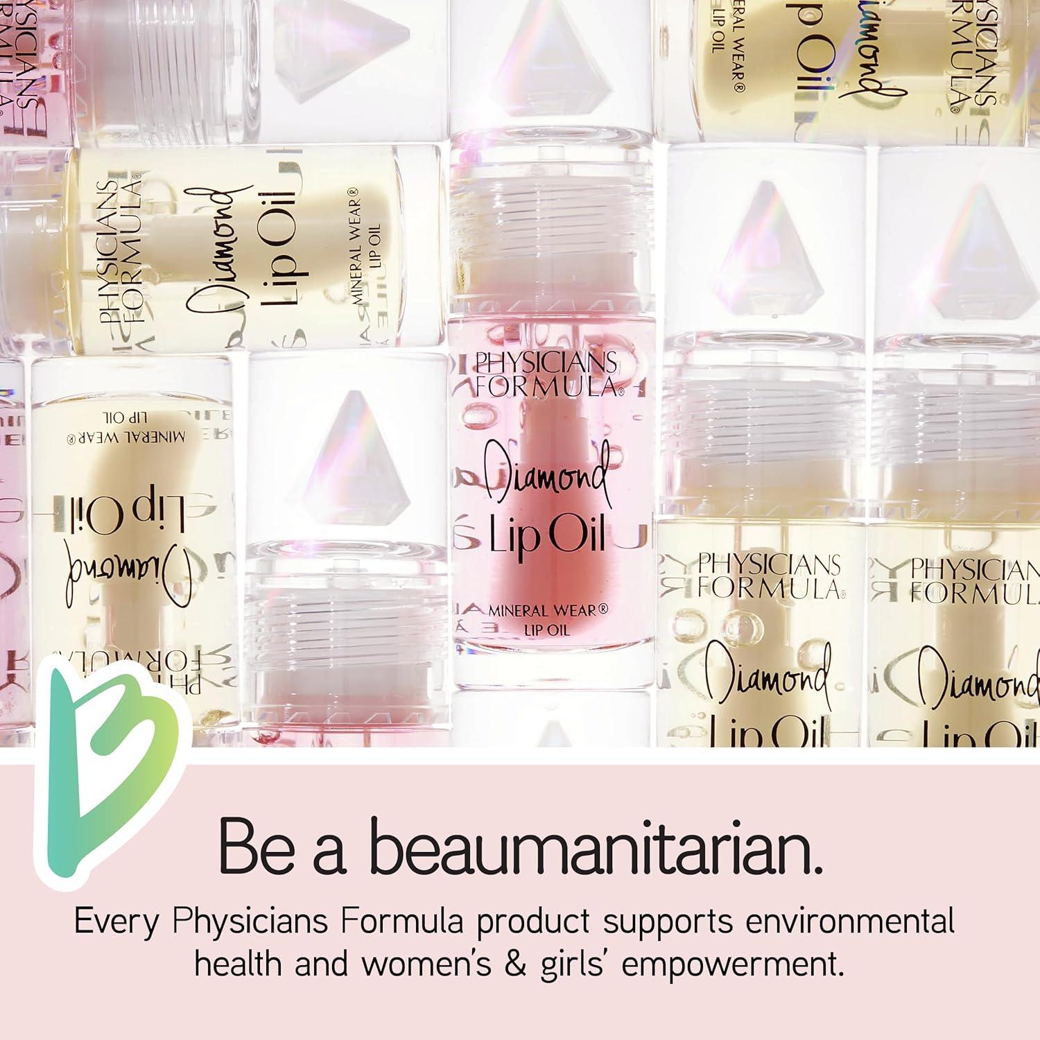 Aceite de Labios Mineral Wear Diamond Physicians Formula - Brillo Rosa