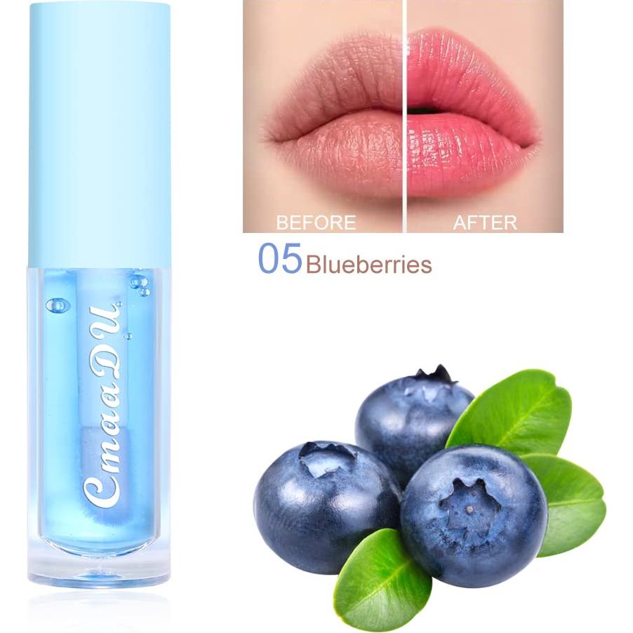 Juego de 6 Aceites Hidratantes para Labios YIBABY - Brillo Frutal