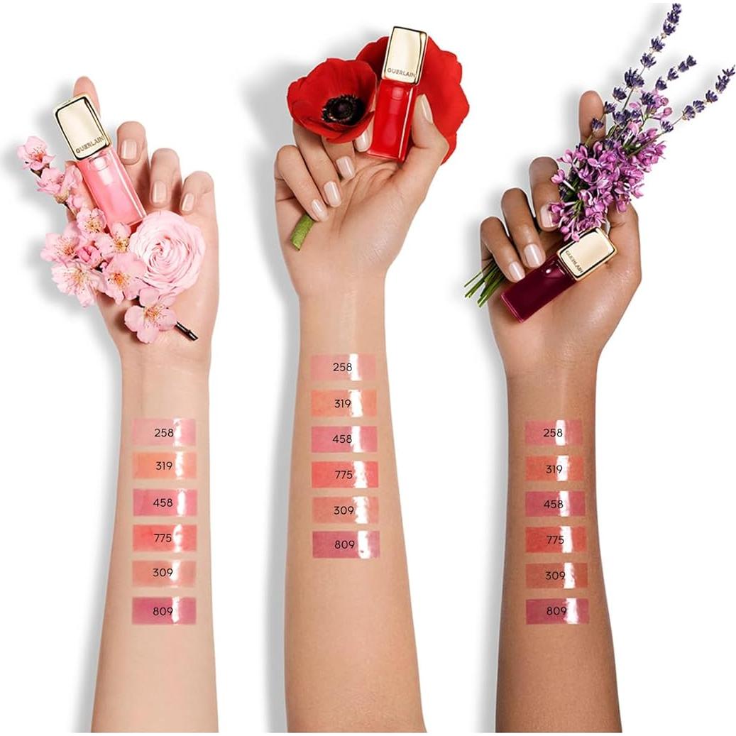 Aceite Labial Guerlain Kiss Kiss Bee Glow 8.5 ml Poppy Glow