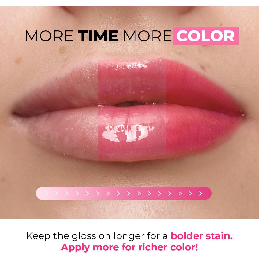 Aceite Labial Todo en Uno LAMEL Melocotón - Hidratante y Voluminizador