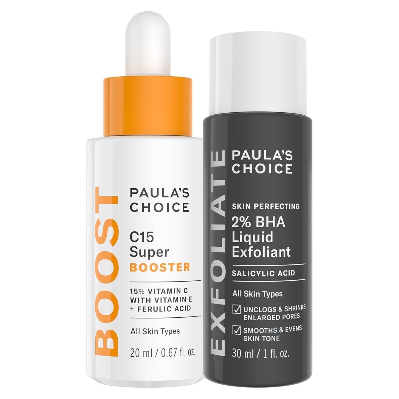 Set de Suero de Vitamina C Paula's Choice + Exfoliante BHA 2%
