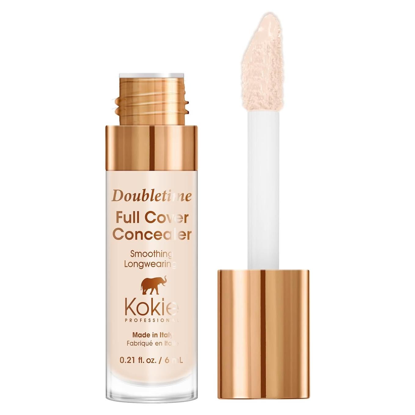 Corrector de Cobertura Completa Kokie Cosmetics 6.23 ml Marfil Claro
