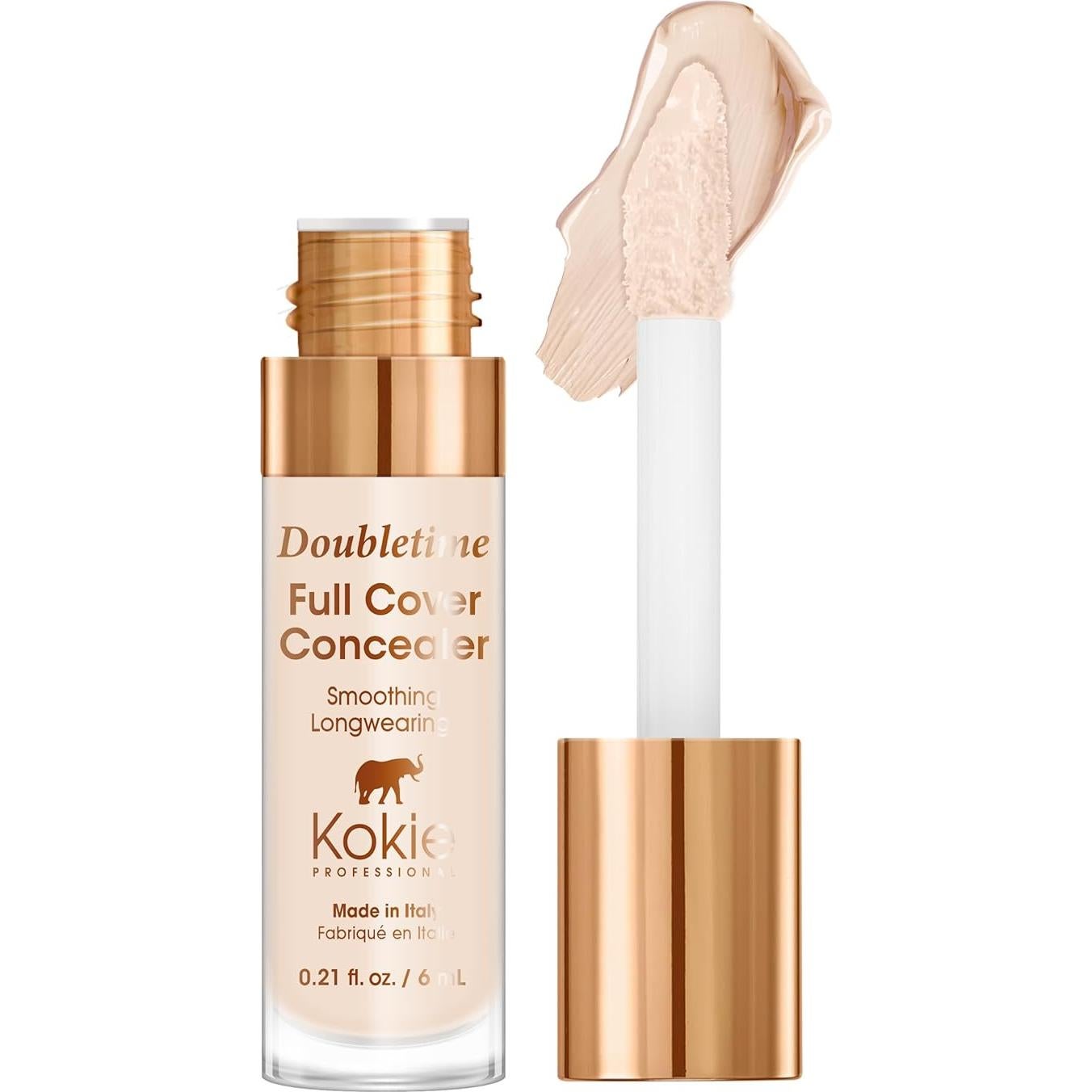 Corrector de Cobertura Completa Kokie Cosmetics 6.23 ml Marfil Claro