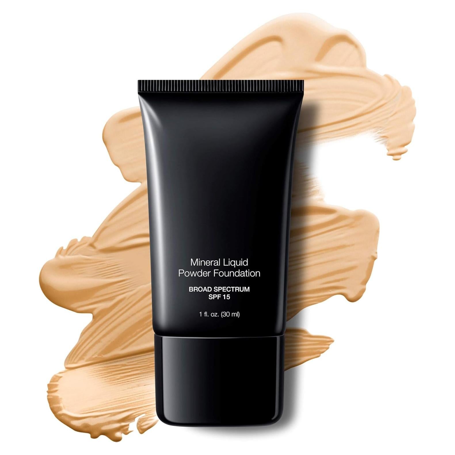 Base Líquida Mineral Jolie SPF 15 28.35g Hipoalergénica Beige Crema