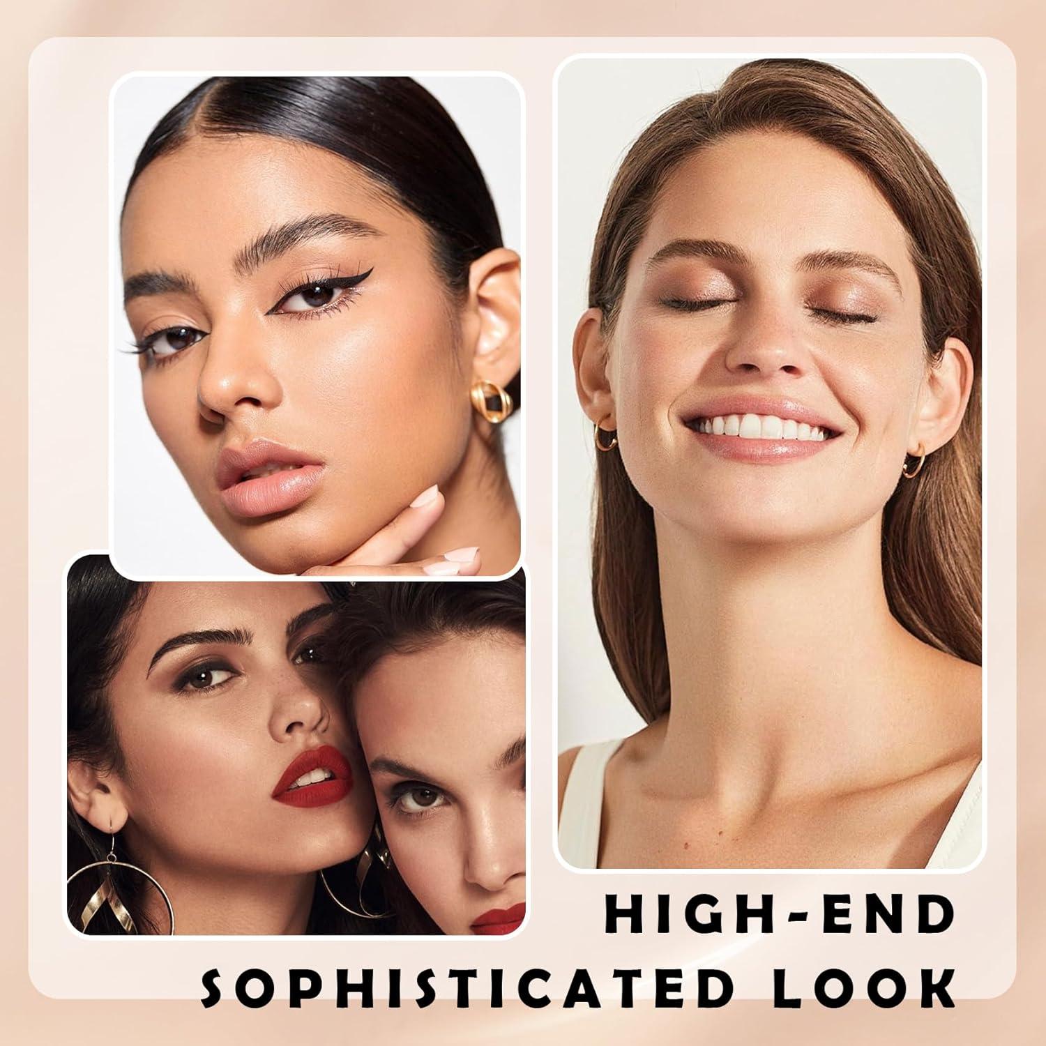 Set de Maquillaje CAHIUYOA: Crema CC y Polvo Suelto Rosa