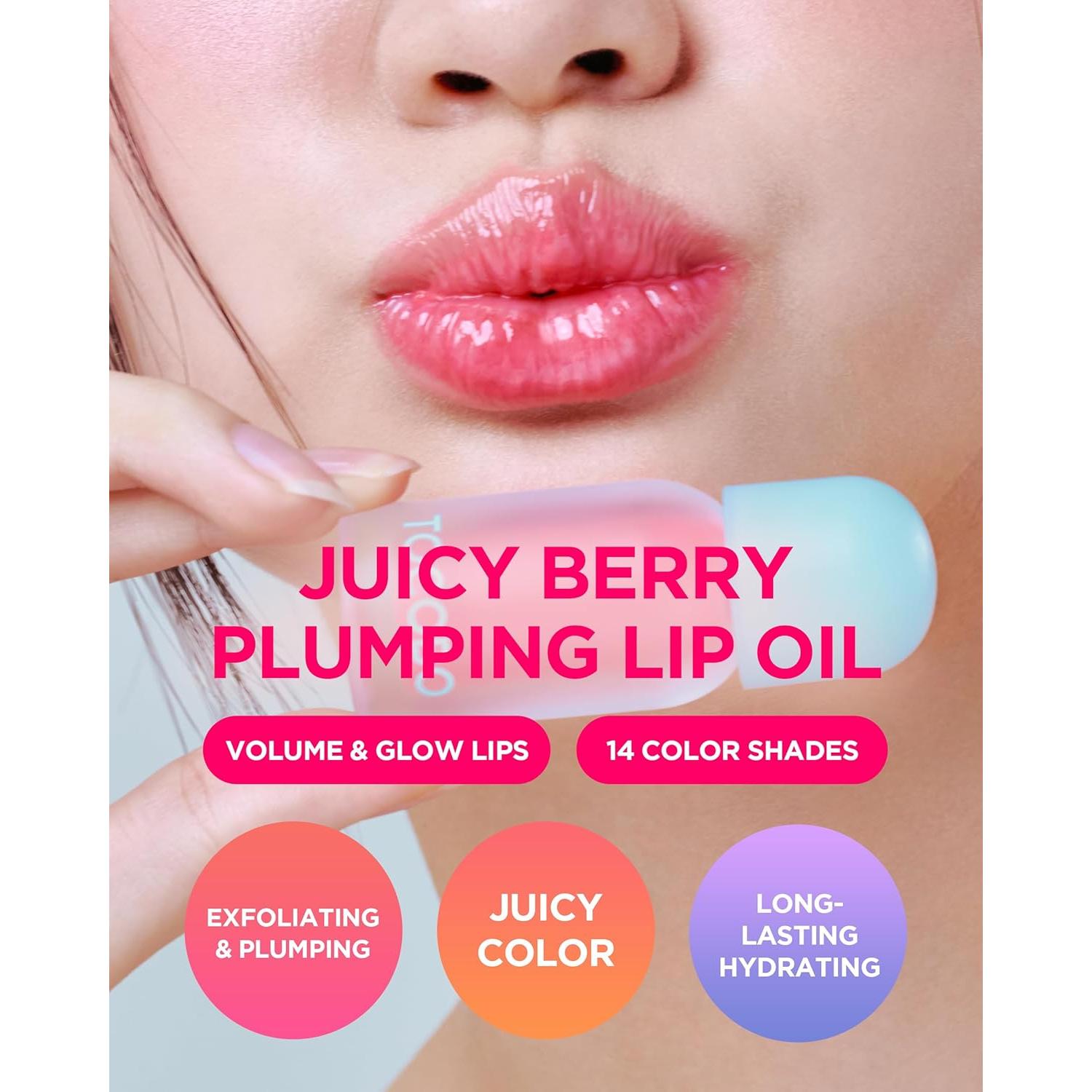 Aceite Labial Voluminizador TOCOBO 18 Rosa Acogedor 3.54 ml