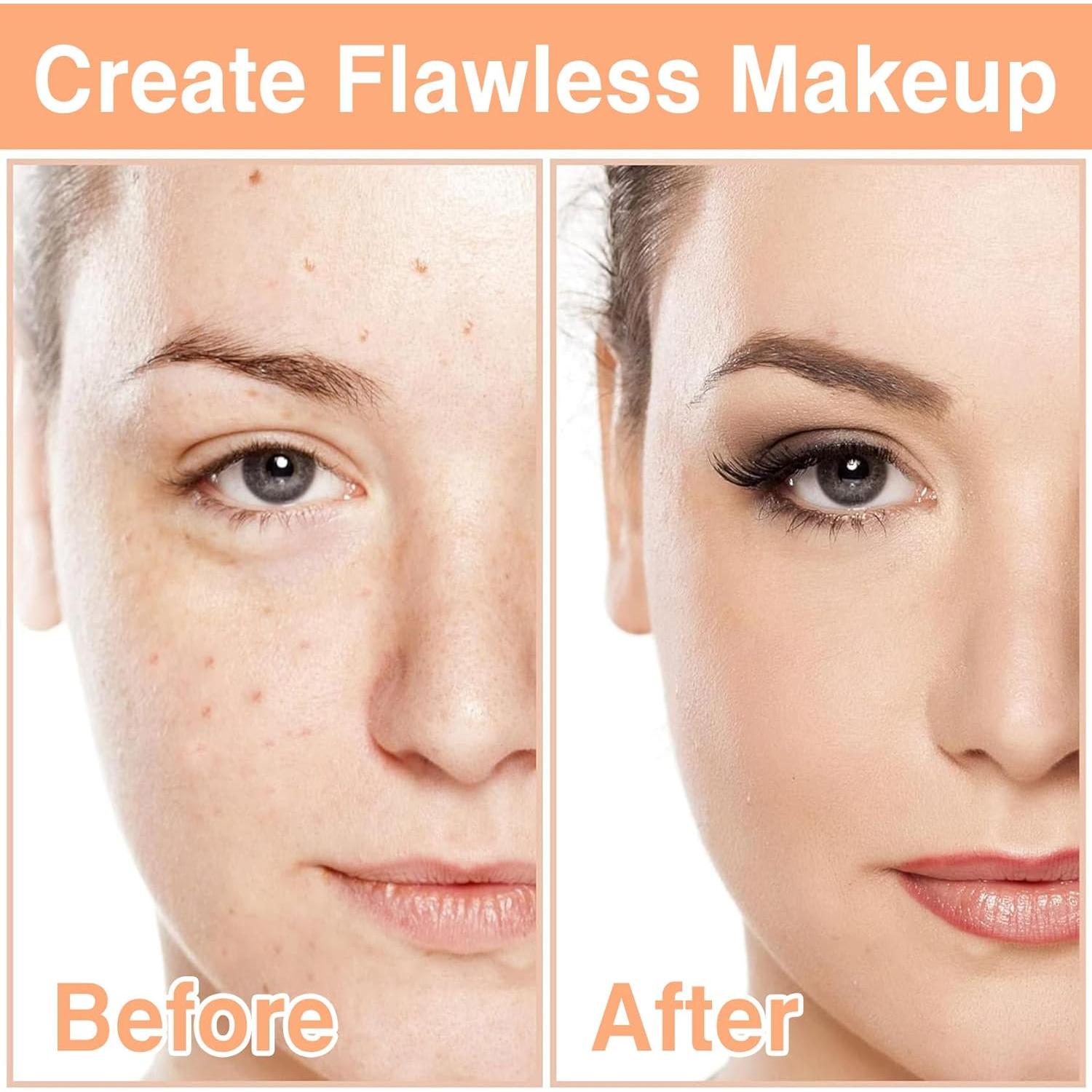 Set de Base Líquida CC Hidratante 2Pcs - Marca Hidratante