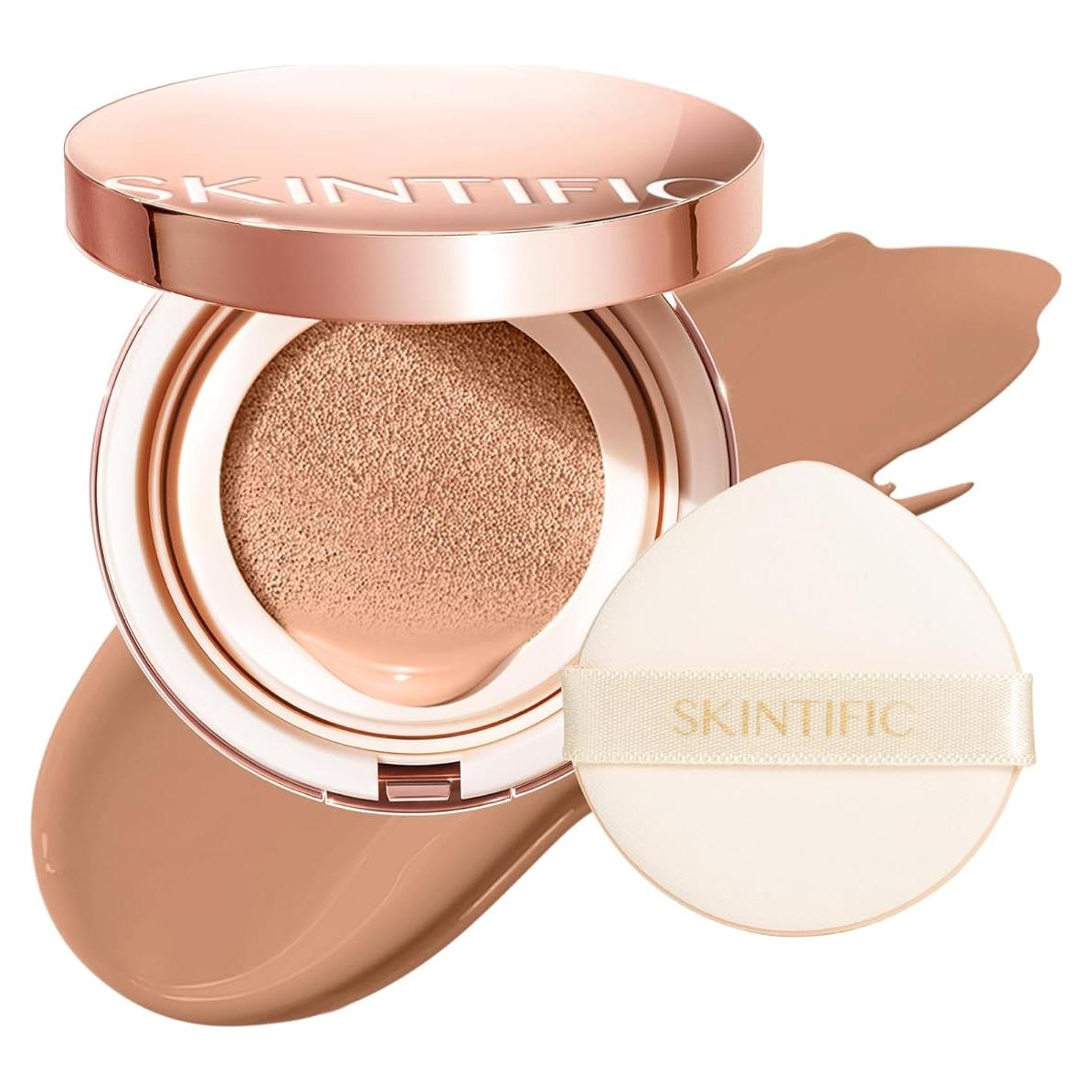 Base de Maquillaje SKINTIFIC 06 Miel - Cobertura Total y Ligera