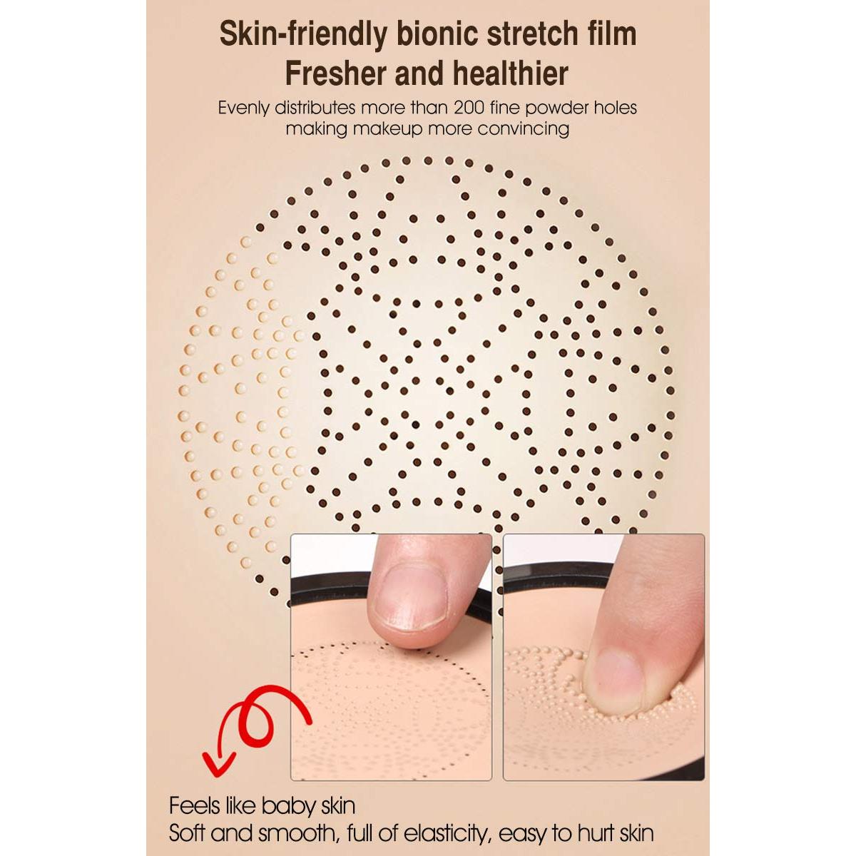 Crema CC Air Cushion Aooba con Esponja Hongo SPF50+ 132g