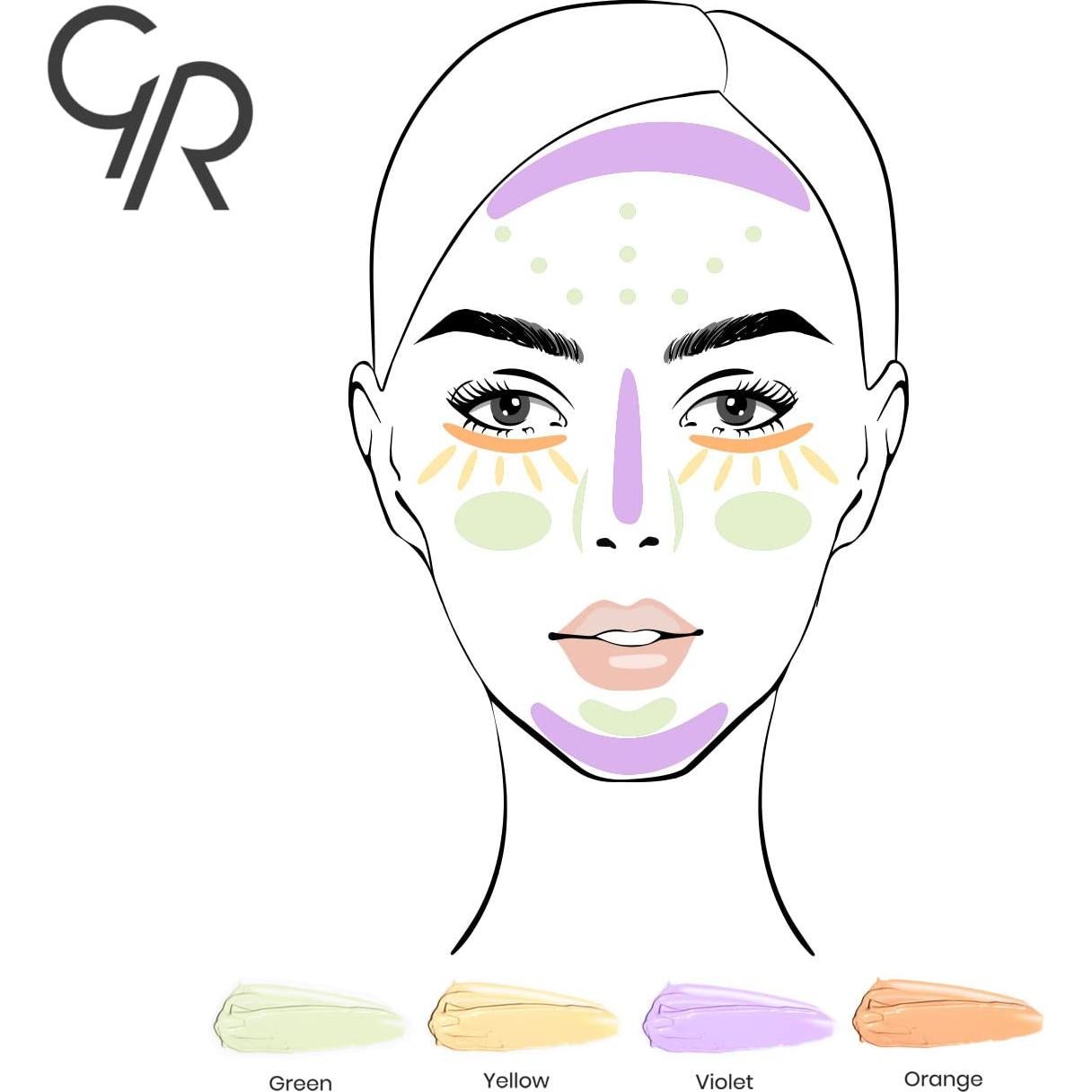 Crema CC Correctora de Color Golden Rose - Amarillo 40g