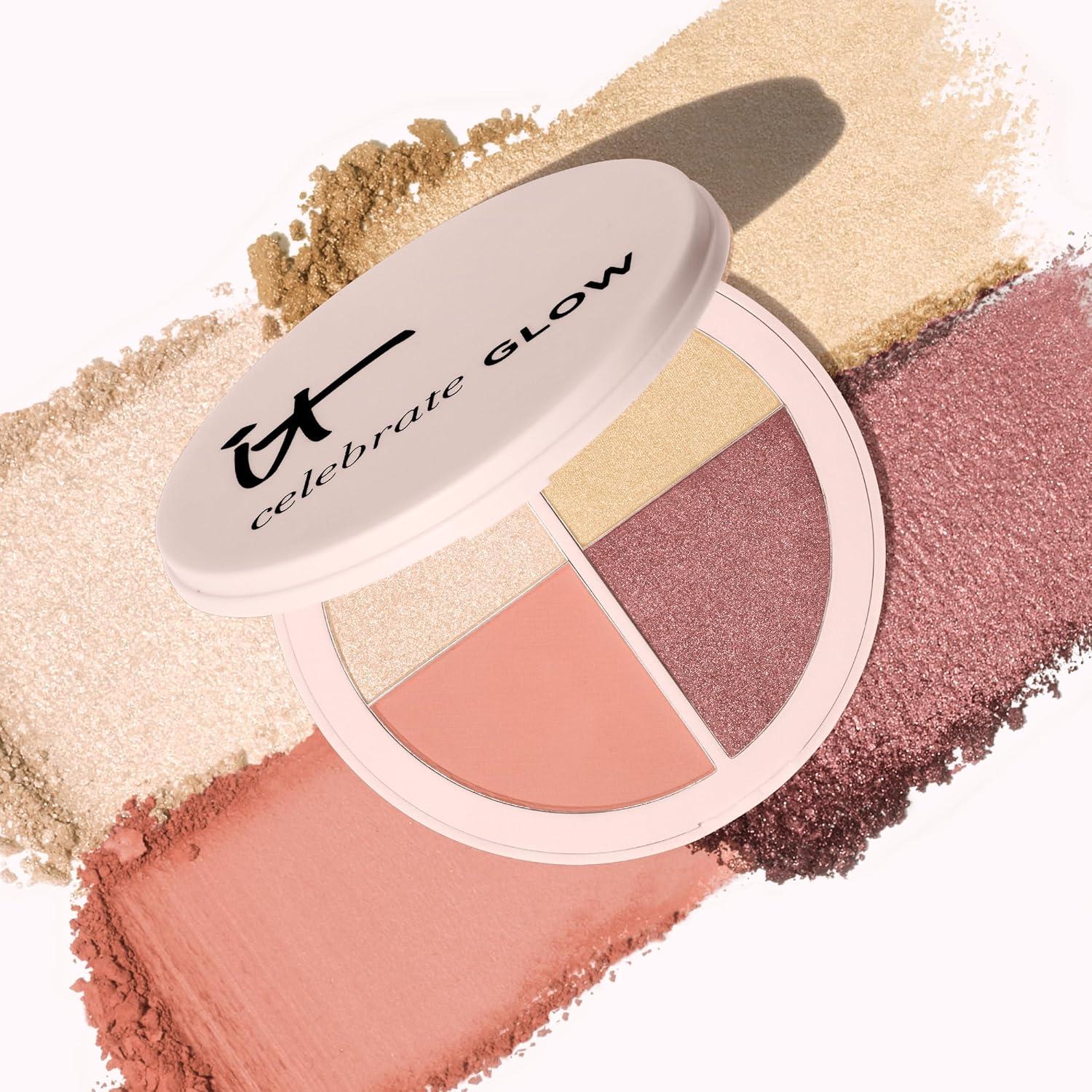 Paleta de Maquillaje IT Cosmetics Celebrate Glow - Rubor, Iluminador y Sombra