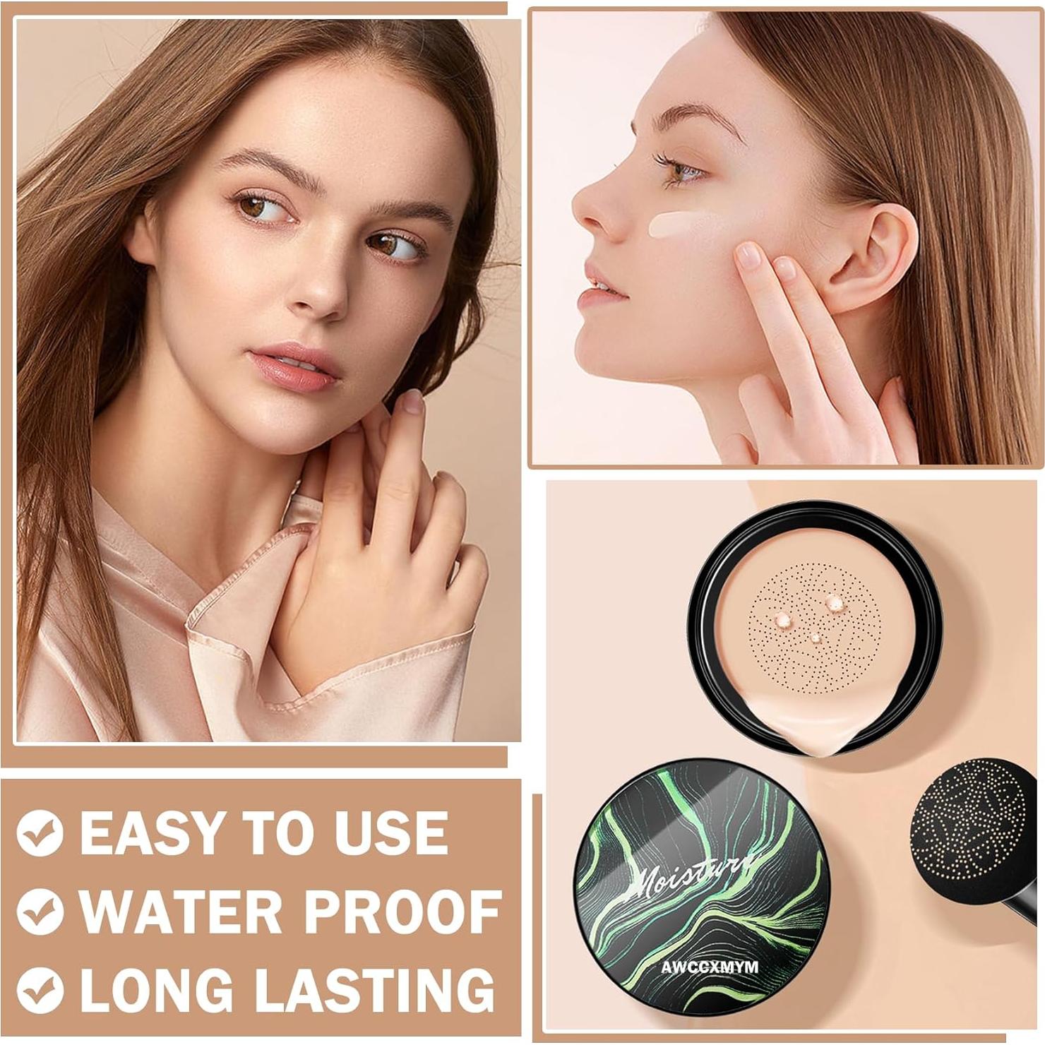 Base de Maquillaje CC Cream AWCCXMYM 01#Marfil Hidratante