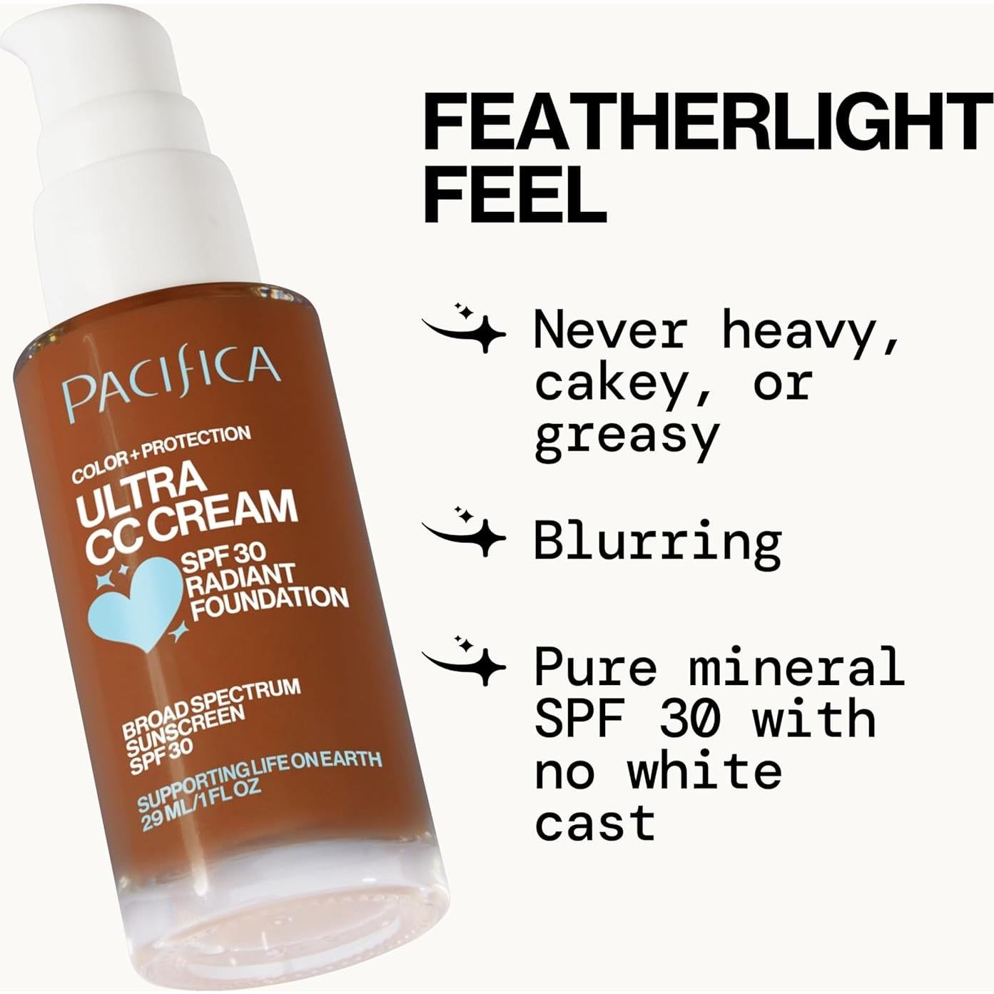 Crema CC Ultra Radiante Pacifica SPF 17 Cool-Deep 28.35 g