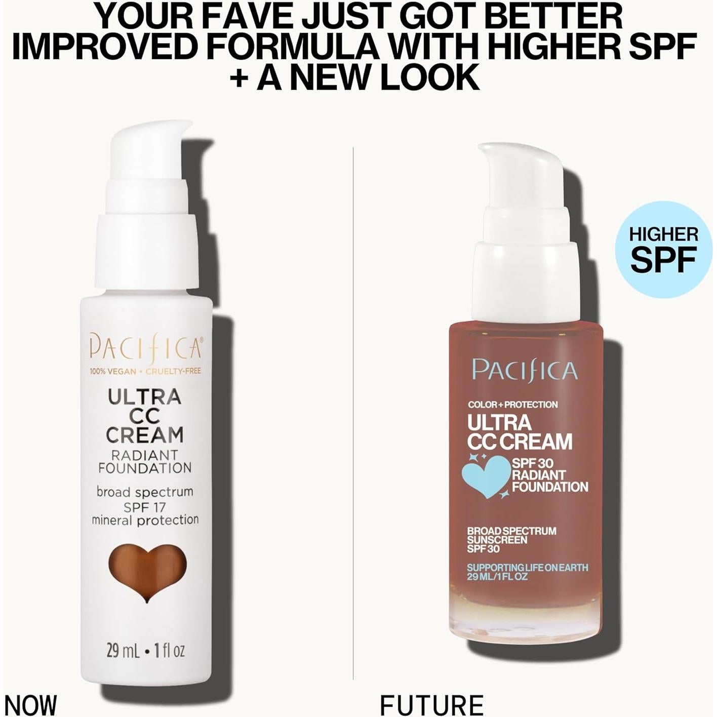 Crema CC Ultra Radiante Pacifica SPF 17 Cool-Deep 28.35 g