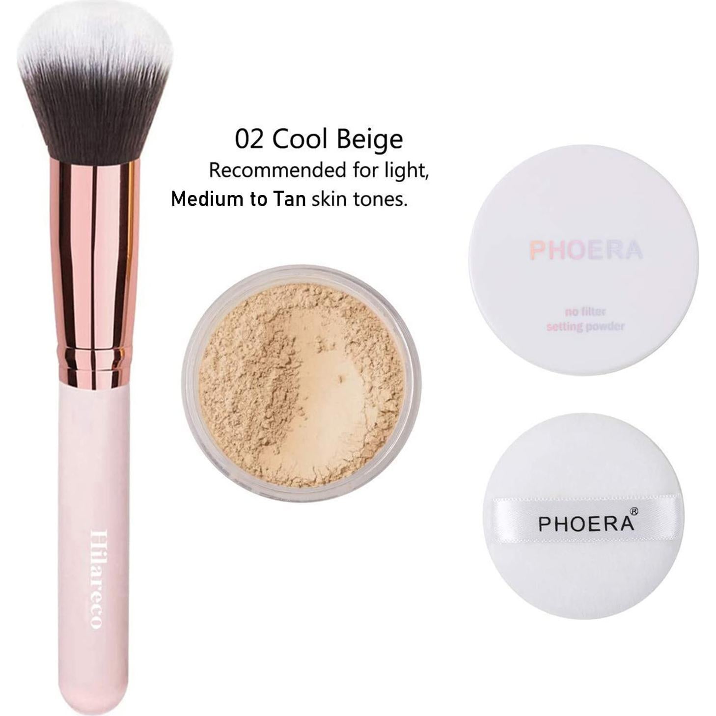 Base PHOERA CC Air Cushion Natural + Primer + Brochas + Esponjas