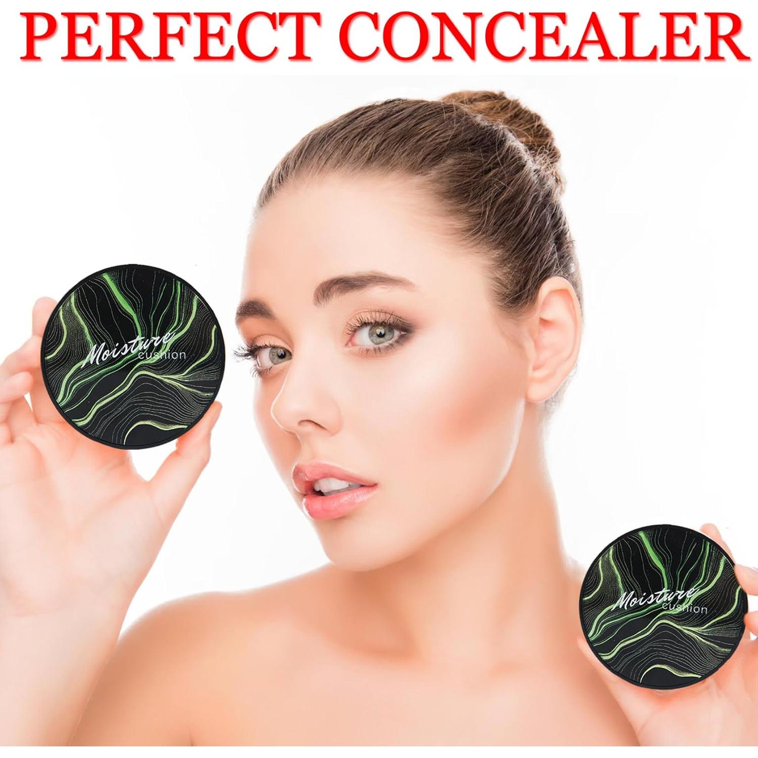 Crema CC Hidratante CAHIUYOA 2PCS Base Maquillaje Natural