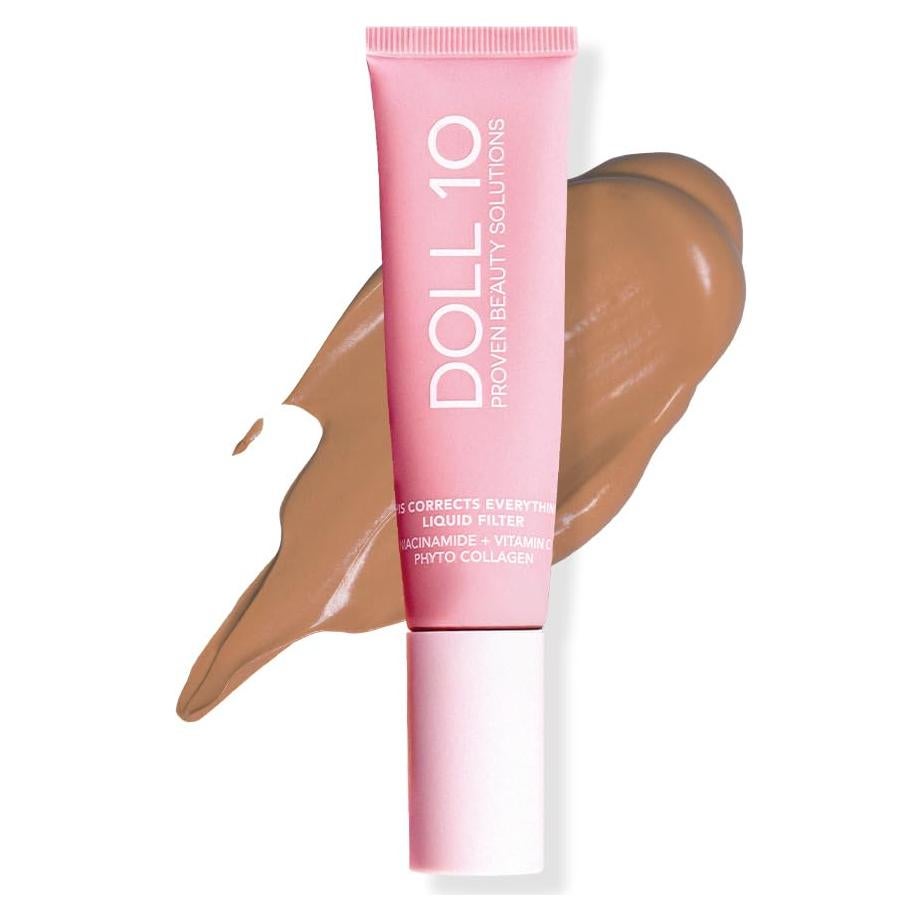 Base Líquida Hidratante Doll 10 TCE Liquid Filter 30 ml Bronceado