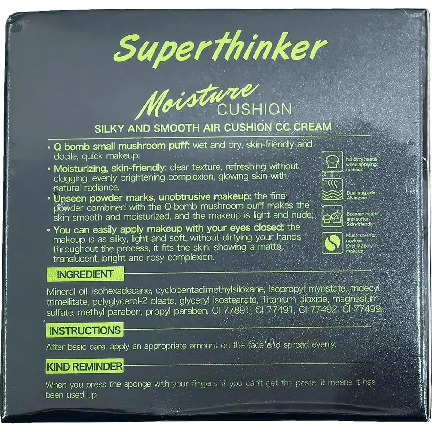 Crema CC Hidratante SuperThinker 2PCS Marfil para Piel Madura