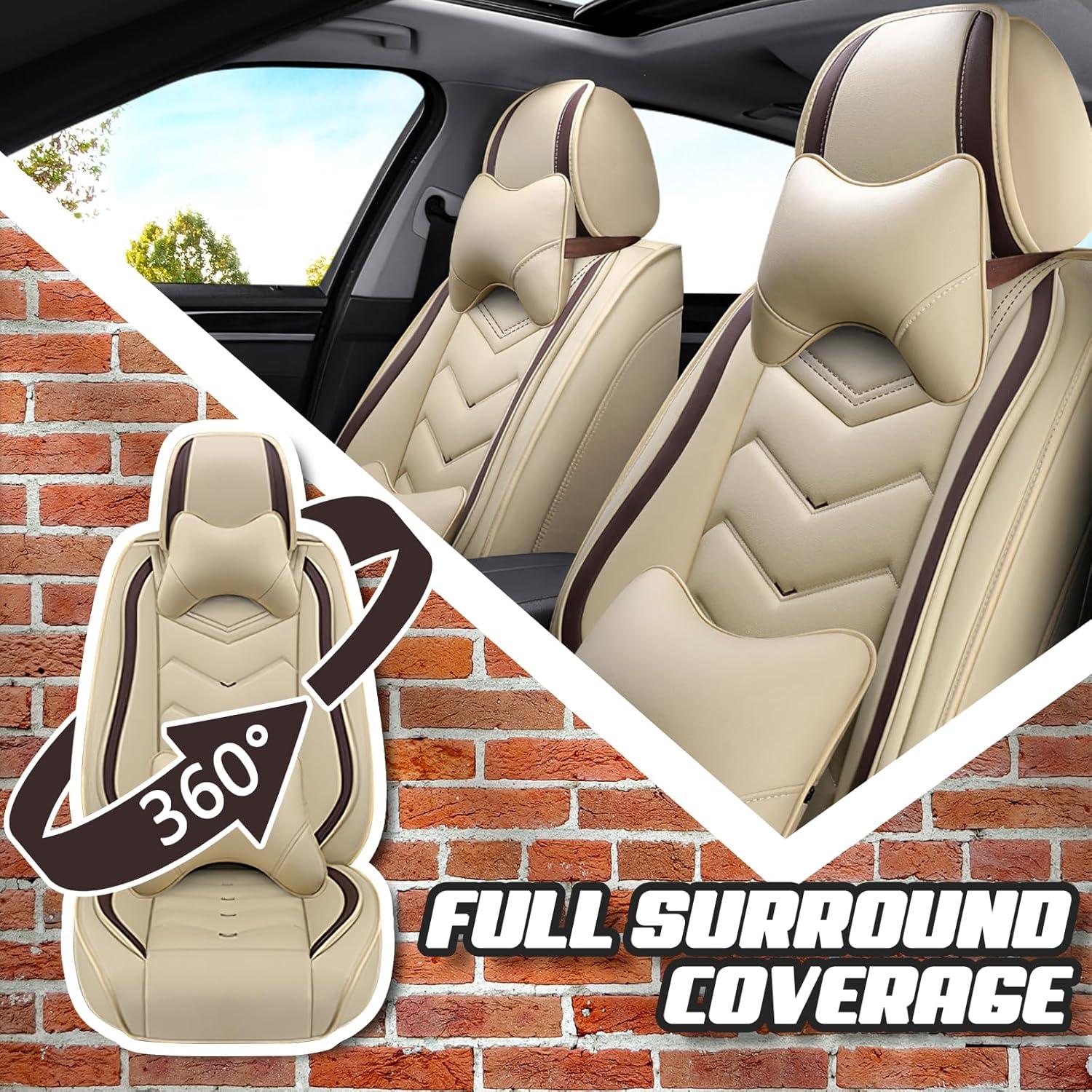 Fundas de Asiento de Cuero Nappa ADERN para Toyota Yaris 2007-2020