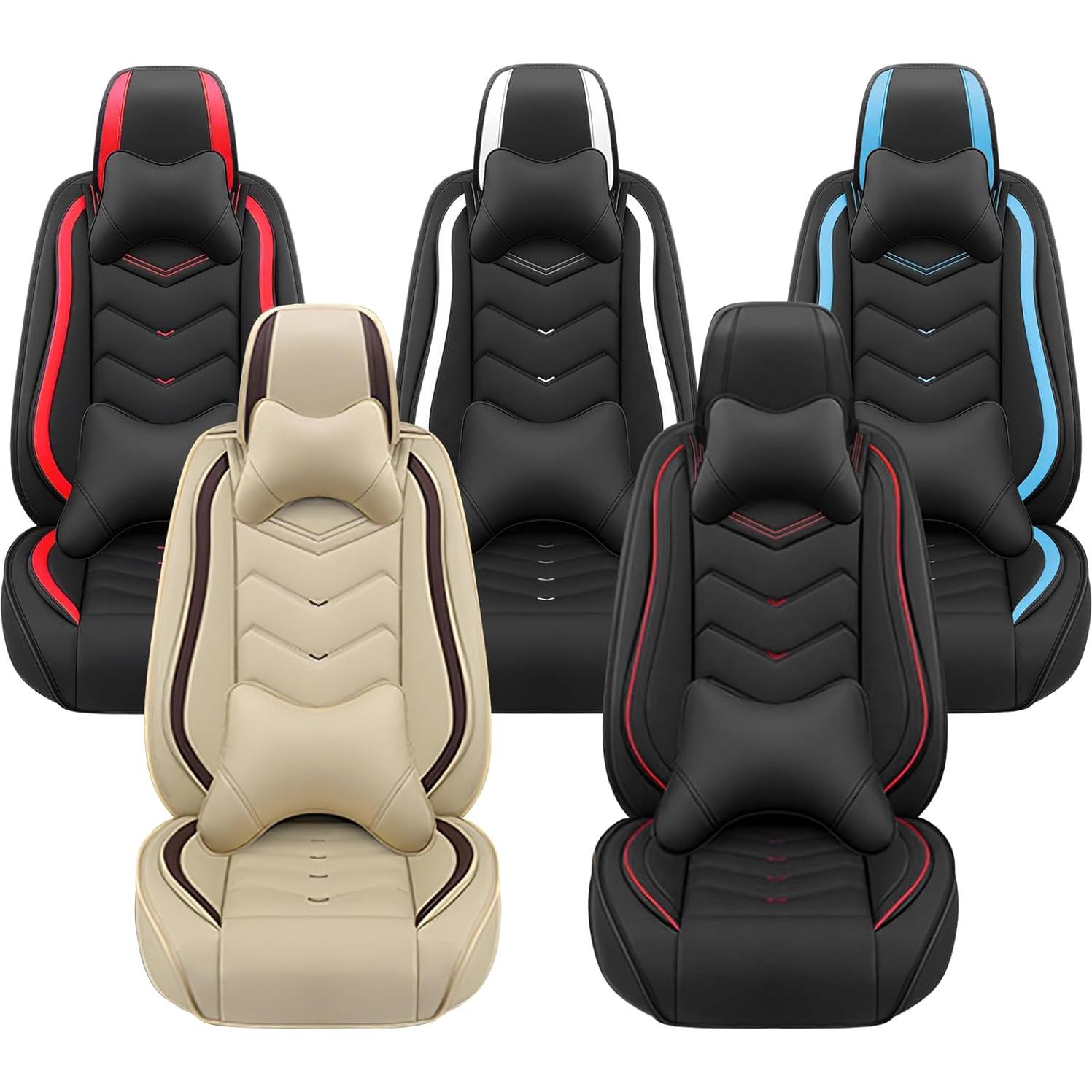 Fundas de Asiento de Cuero Nappa ADERN para Toyota Yaris 2007-2020
