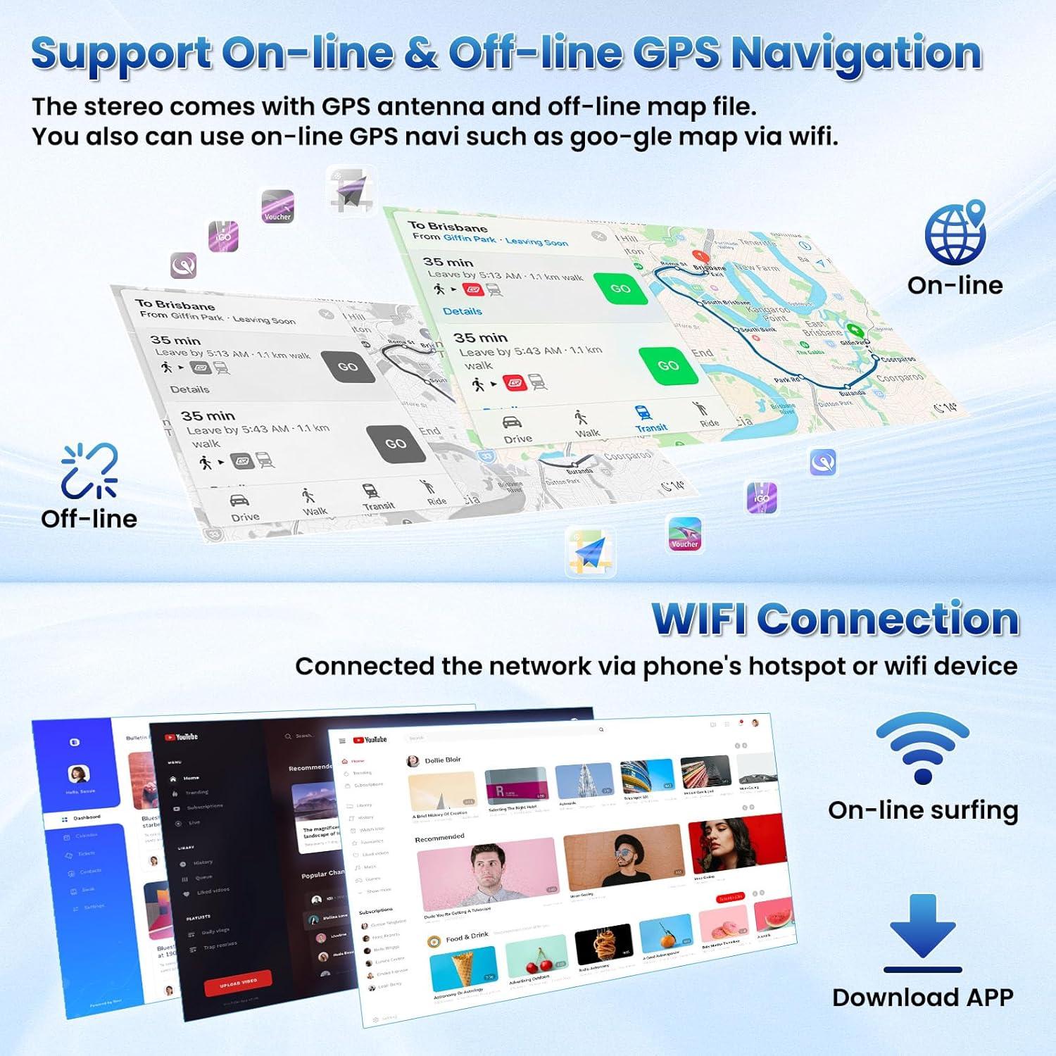 Estéreo Android 9" Fuluku para Toyota Corolla EX 2005-2012