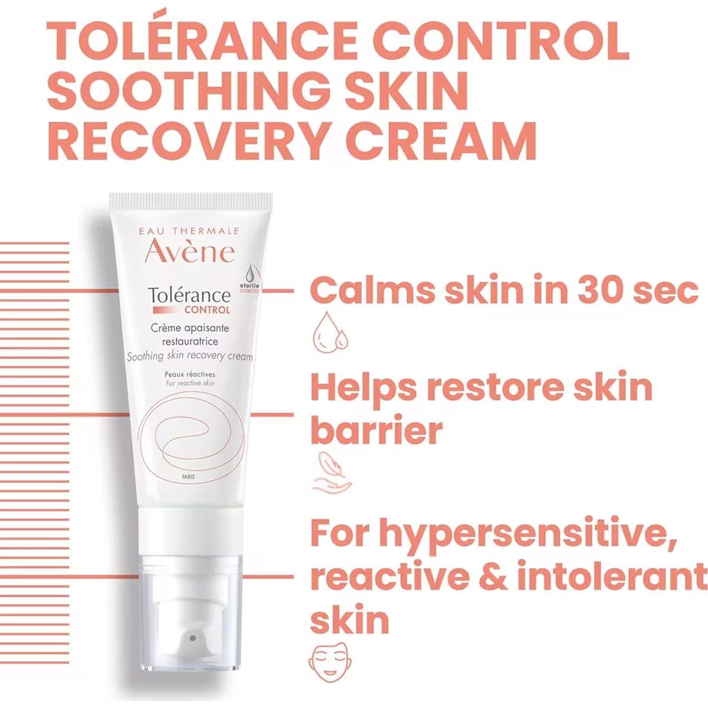 Crema Calmante Tolerance Control Avène 38.4 ml Piel Seca