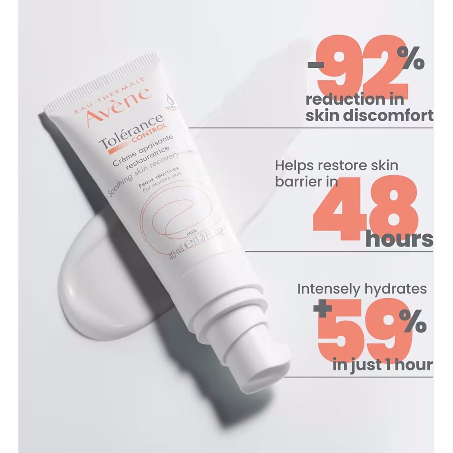 Crema Calmante Tolerance Control Avène 38.4 ml Piel Seca