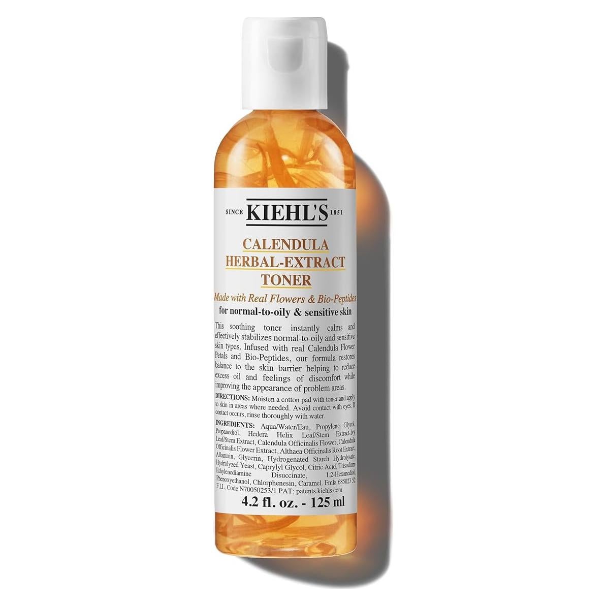Tónico Facial Calmante Kiehl's Caléndula 125 ml Sin Alcohol