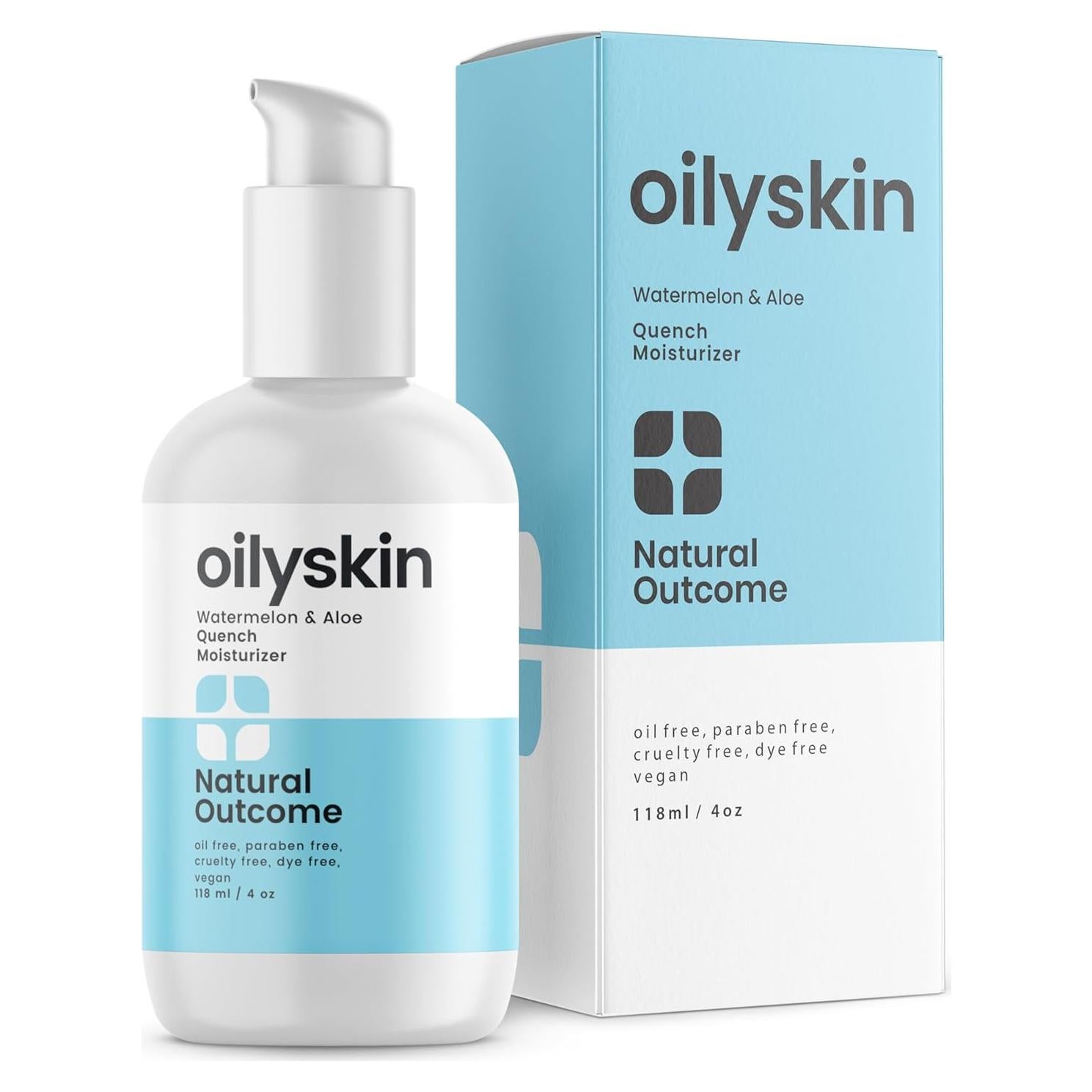 Hidratante Facial Diario Natural Outcome 113 g Piel Grasa Gel