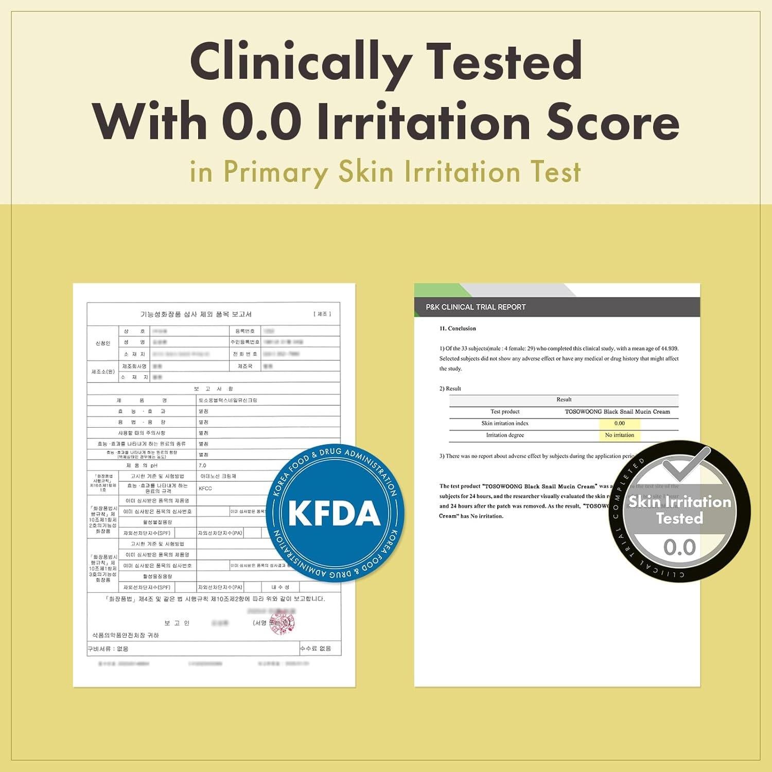 Crema Facial Tosowoong de Mucina de Caracol Negra 100ml