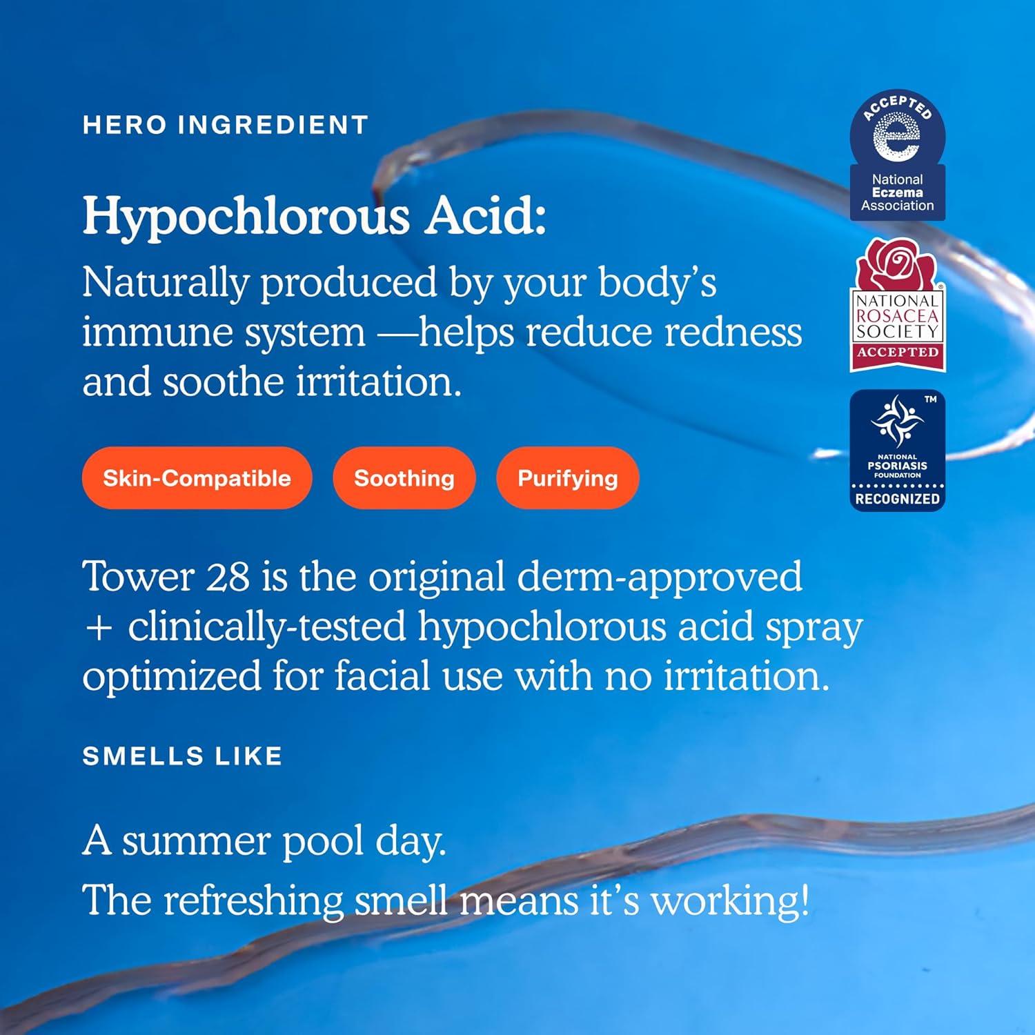 Tower 28 Spray Facial SOS 29.57 ML y Limpiador 150 ML Piel Sensible