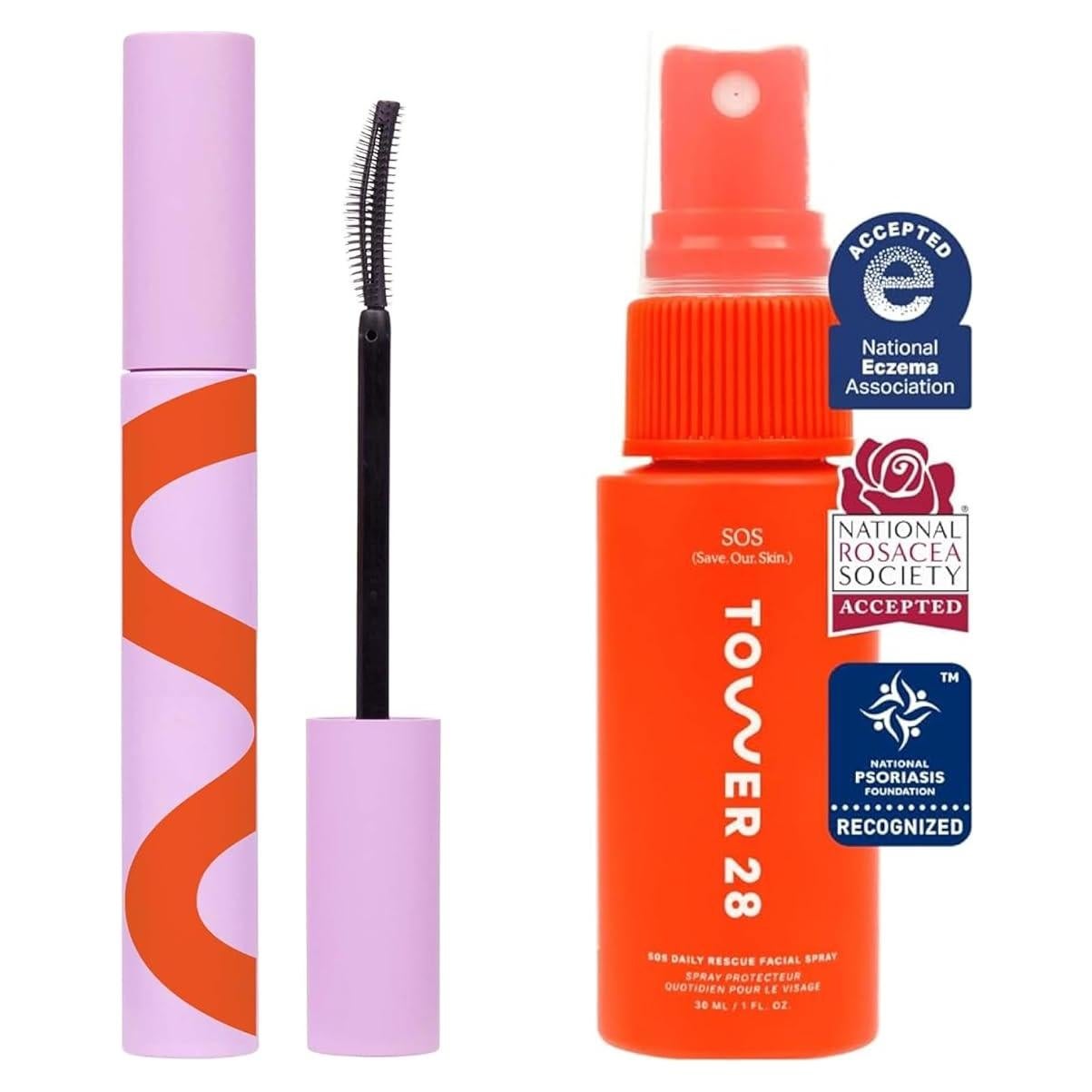 Spray Facial SOS Tower 28 30 ml y Máscara Voluminizadora