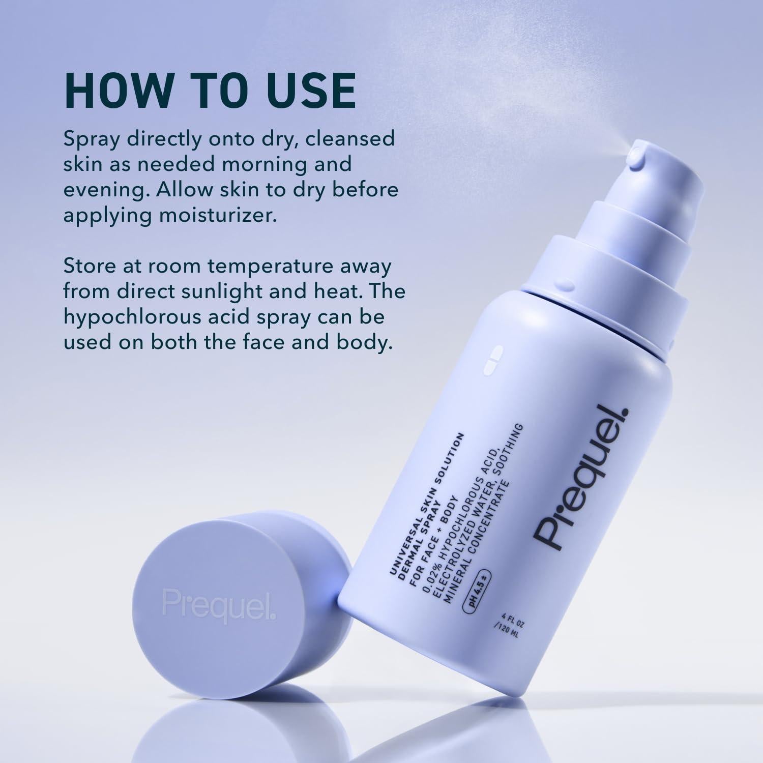 Spray Facial y Corporal Prequel de Ácido Hipocloroso 113.4g