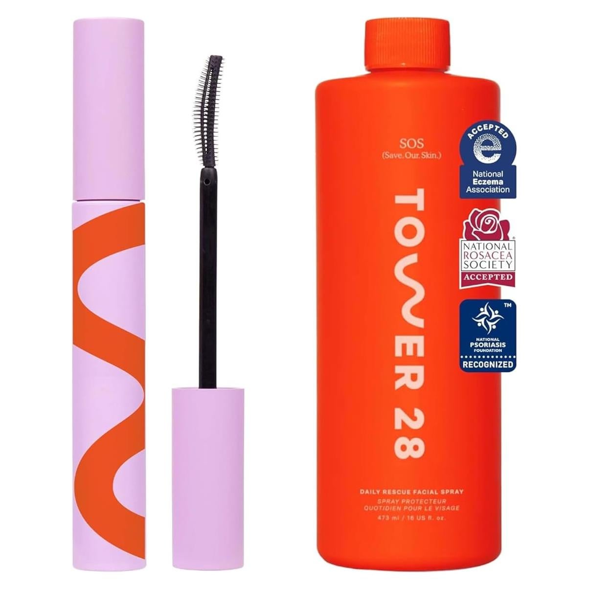 Spray Facial SOS Tower 28 454g y Máscara Voluminizadora