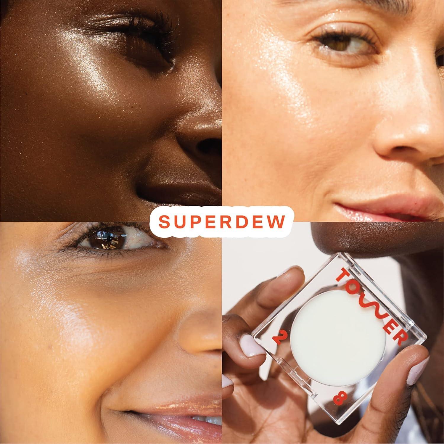 Bálsamo Iluminador SuperDew y Spray Facial SOS Tower 28