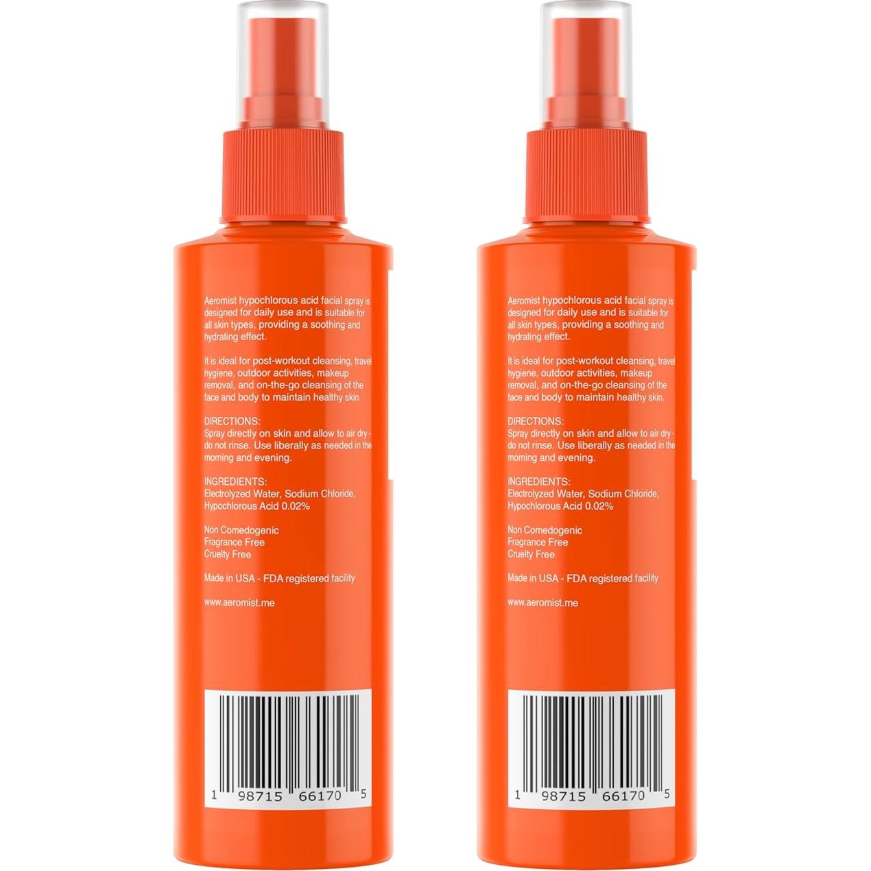 Aerosol de Ácido Hipocloroso Aeromist 2 x 240 ml - Limpieza Facial