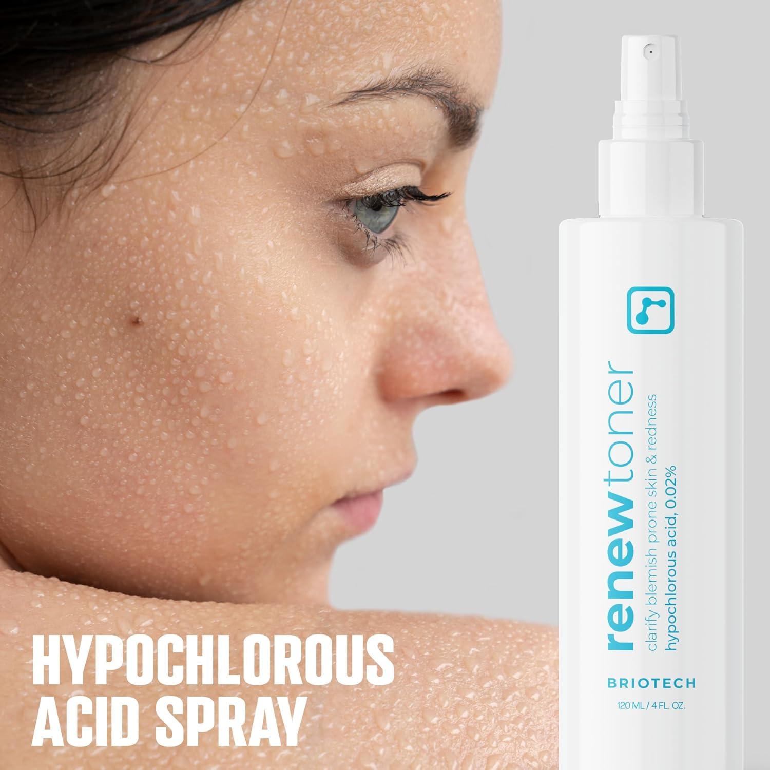 Tónico Facial Briotech Renew 118 ml - Spray de Ácido Hipocloroso