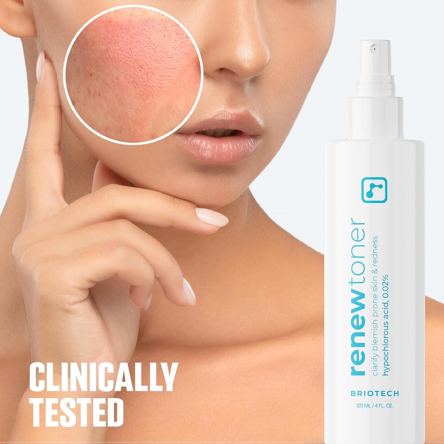 Tónico Facial Briotech Renew 118 ml - Spray de Ácido Hipocloroso