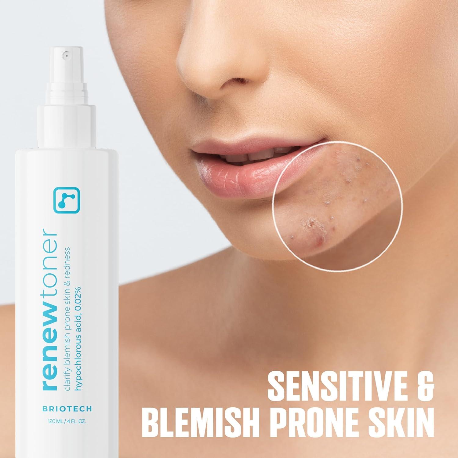 Tónico Facial Briotech Renew 118 ml - Spray de Ácido Hipocloroso