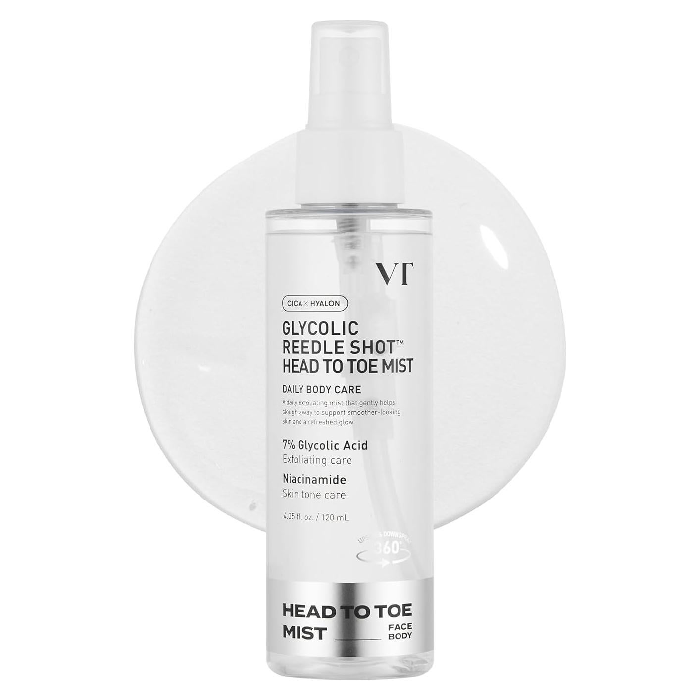 Spray Exfoliante VT COSMETICS 7% Ácido Glicólico 120 ml