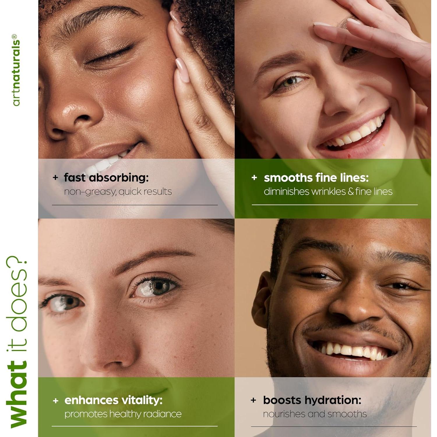 Aceite Facial de Squalano Artnaturals 68 g - Hidratante Vegano