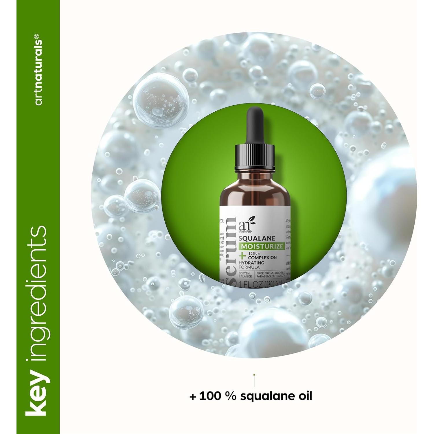 Aceite Facial de Squalano Artnaturals 68 g - Hidratante Vegano