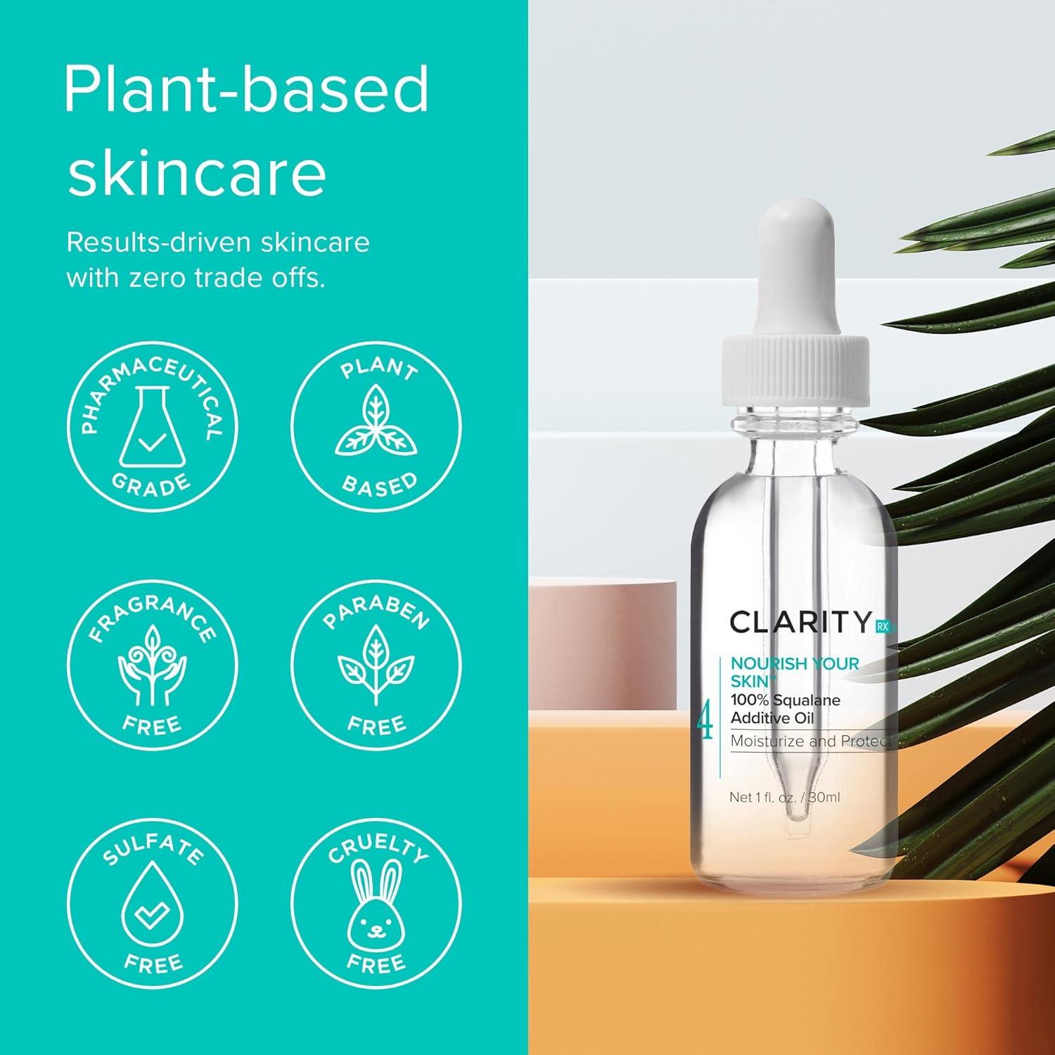 Aceite de Escualano ClarityRx 14.79 ml Hidratante Facial