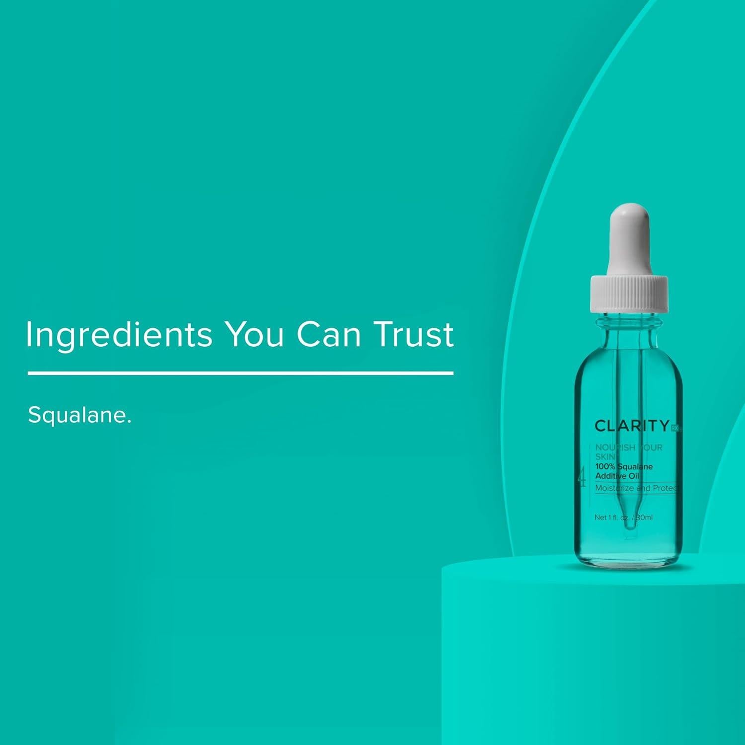 Aceite de Escualano ClarityRx 14.79 ml Hidratante Facial
