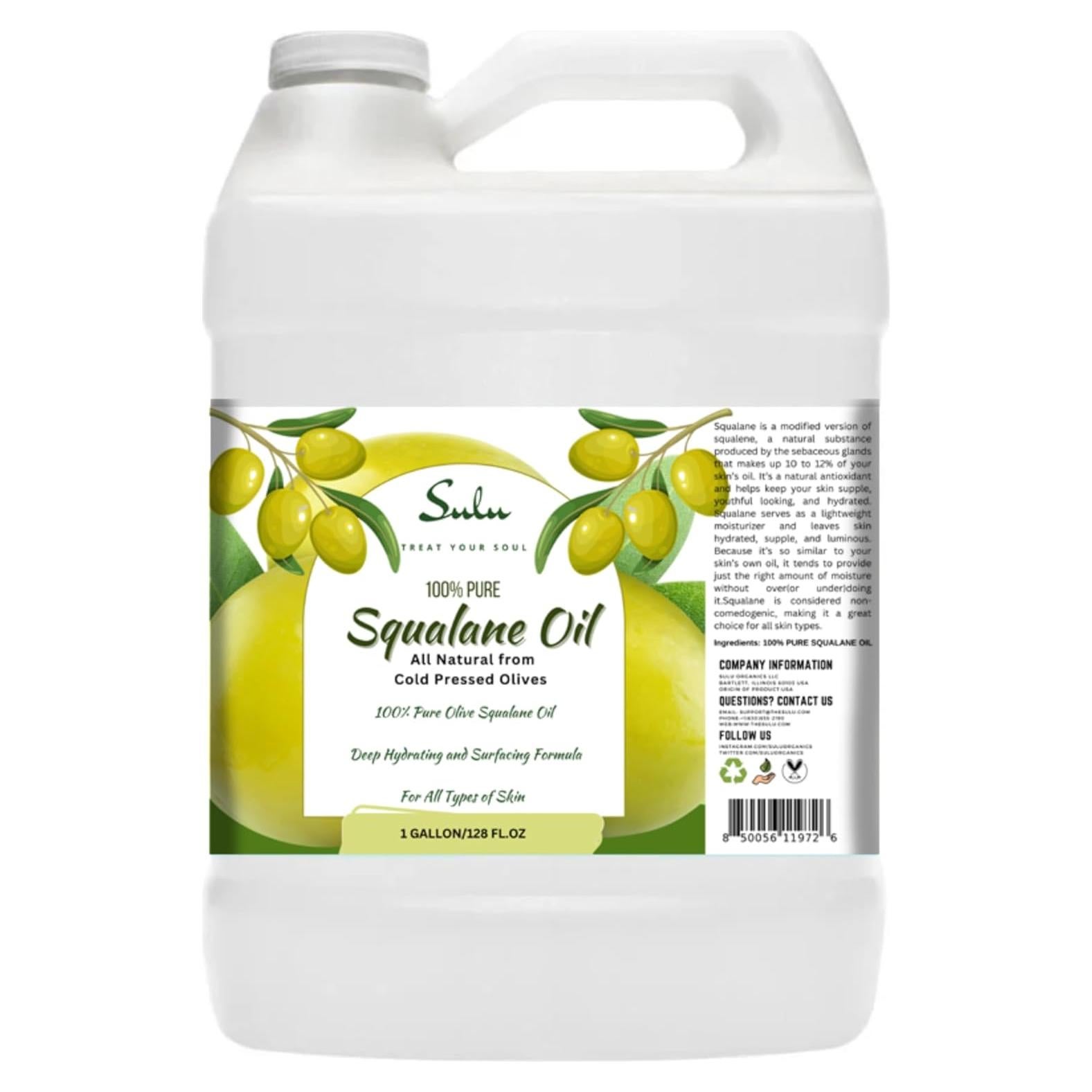 Aceite de Escualano Puro Sulu Organics 3.78L Hidratante