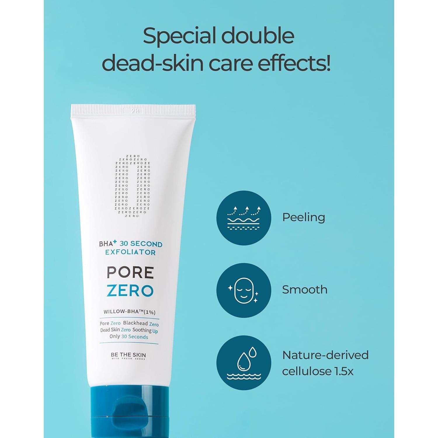 Exfoliante Facial BHA+ Pore Zero 95.1g - Gel con Ácido Salicílico