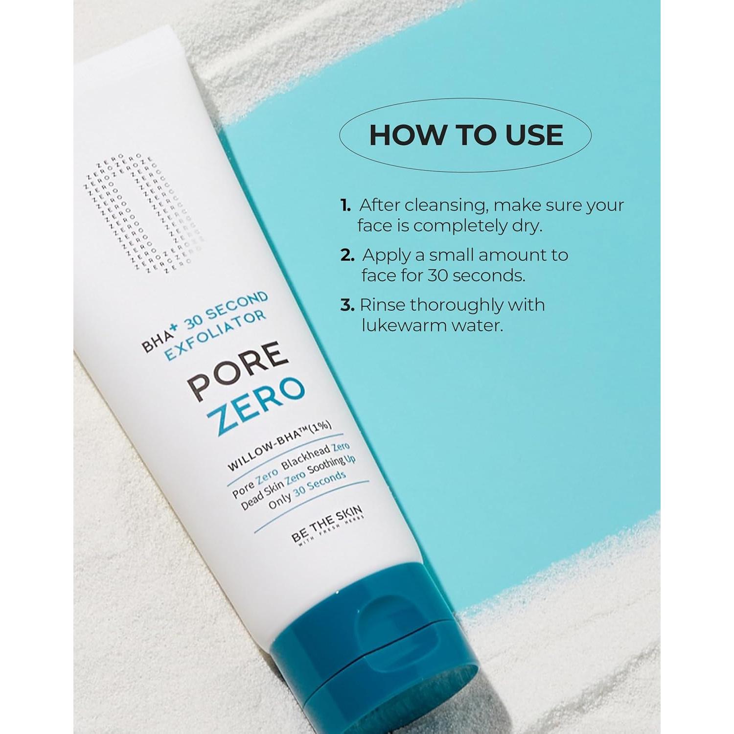 Exfoliante Facial BHA+ Pore Zero 95.1g - Gel con Ácido Salicílico