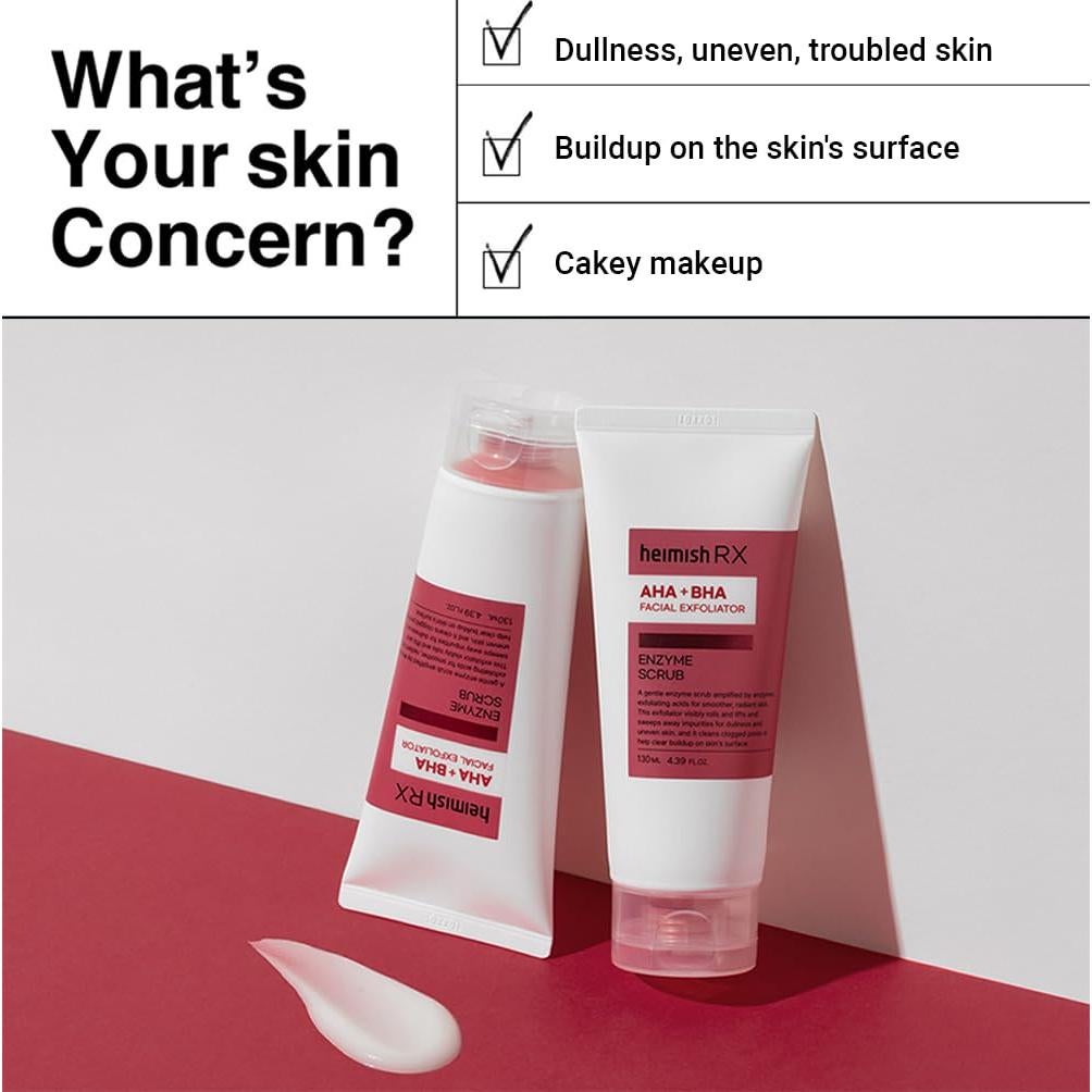 Exfoliante Enzimático HEIMISH RX AHA BHA 130ml - Facial Suave
