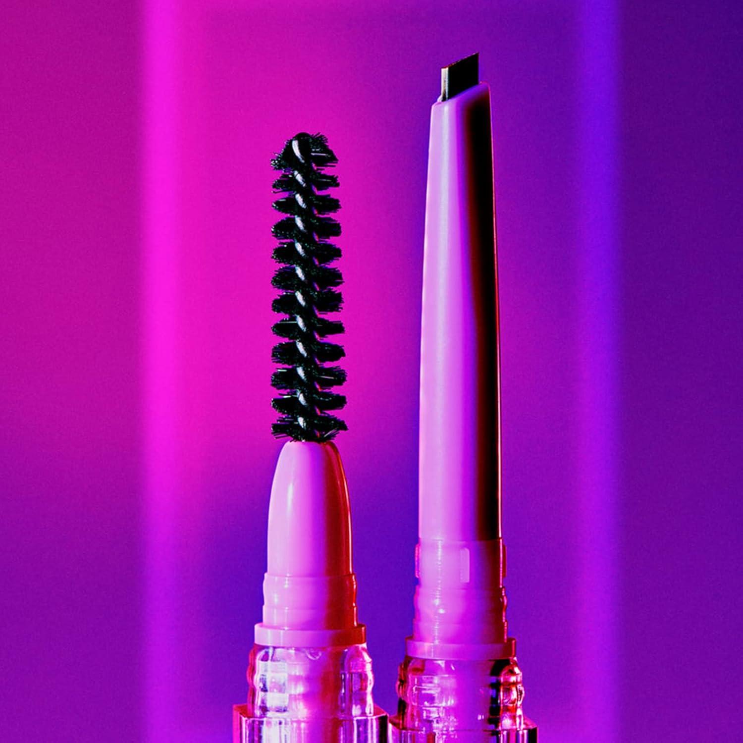 Kosas Brow Pop - Lápiz de Cejas Doble Cara Marrón Oscuro